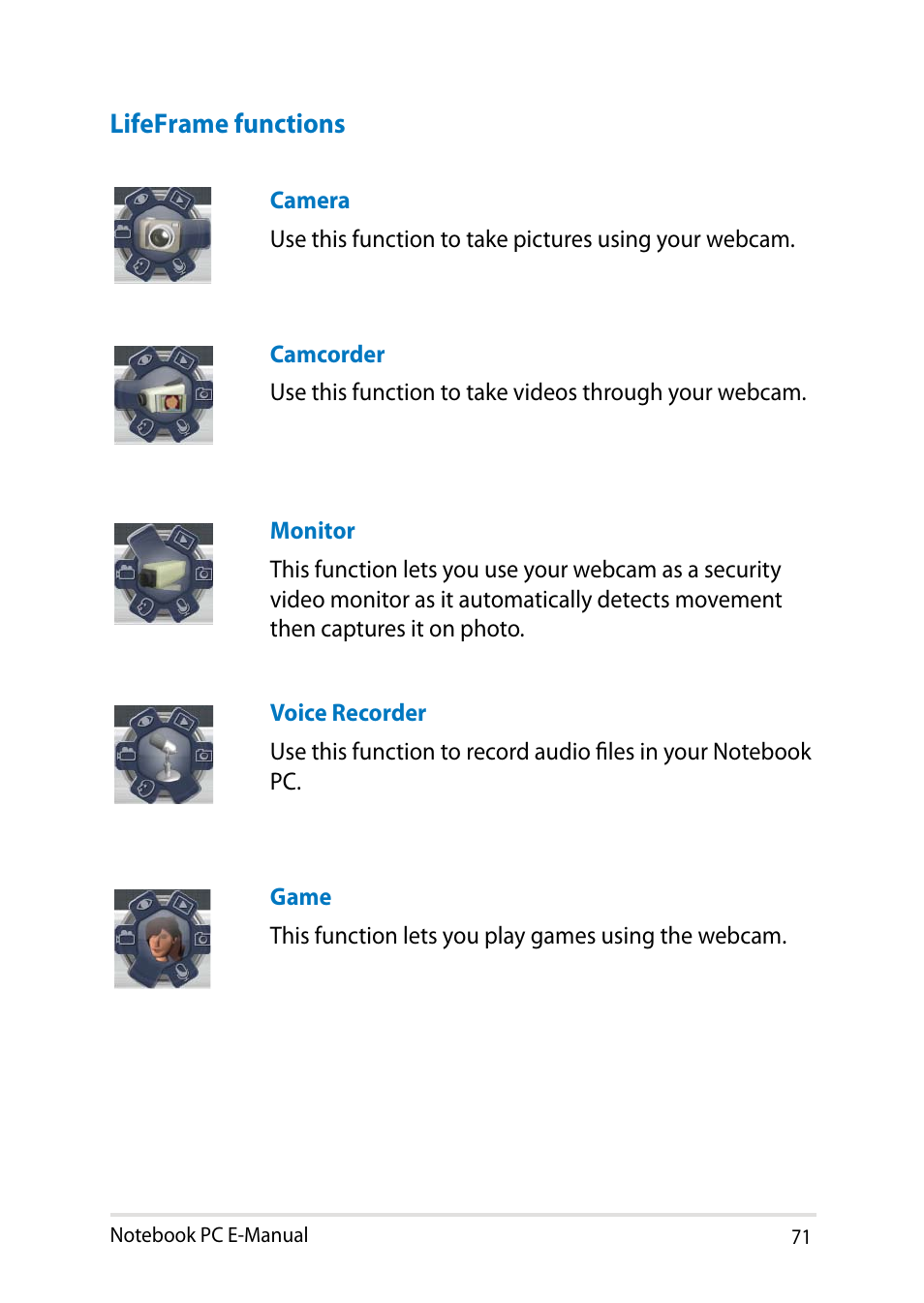 Asus X551CA User Manual | Page 71 / 114