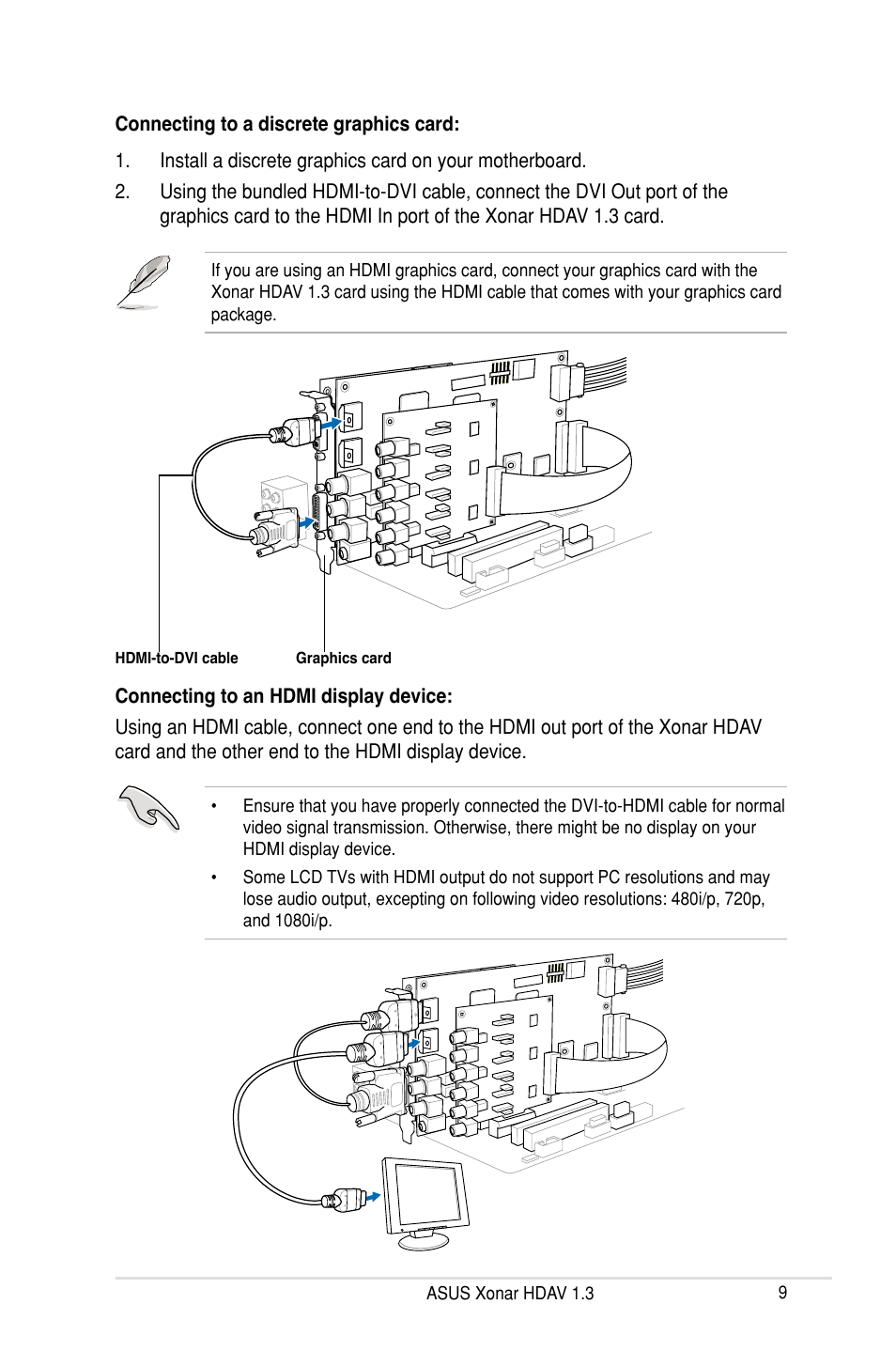 Asus Xonar HDAV1.3 User Manual | Page 15 / 100