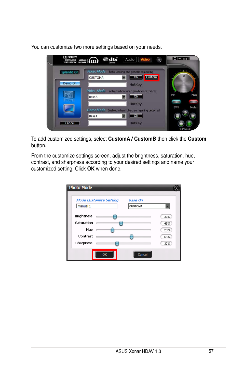 Asus Xonar HDAV1.3 User Manual | Page 63 / 100