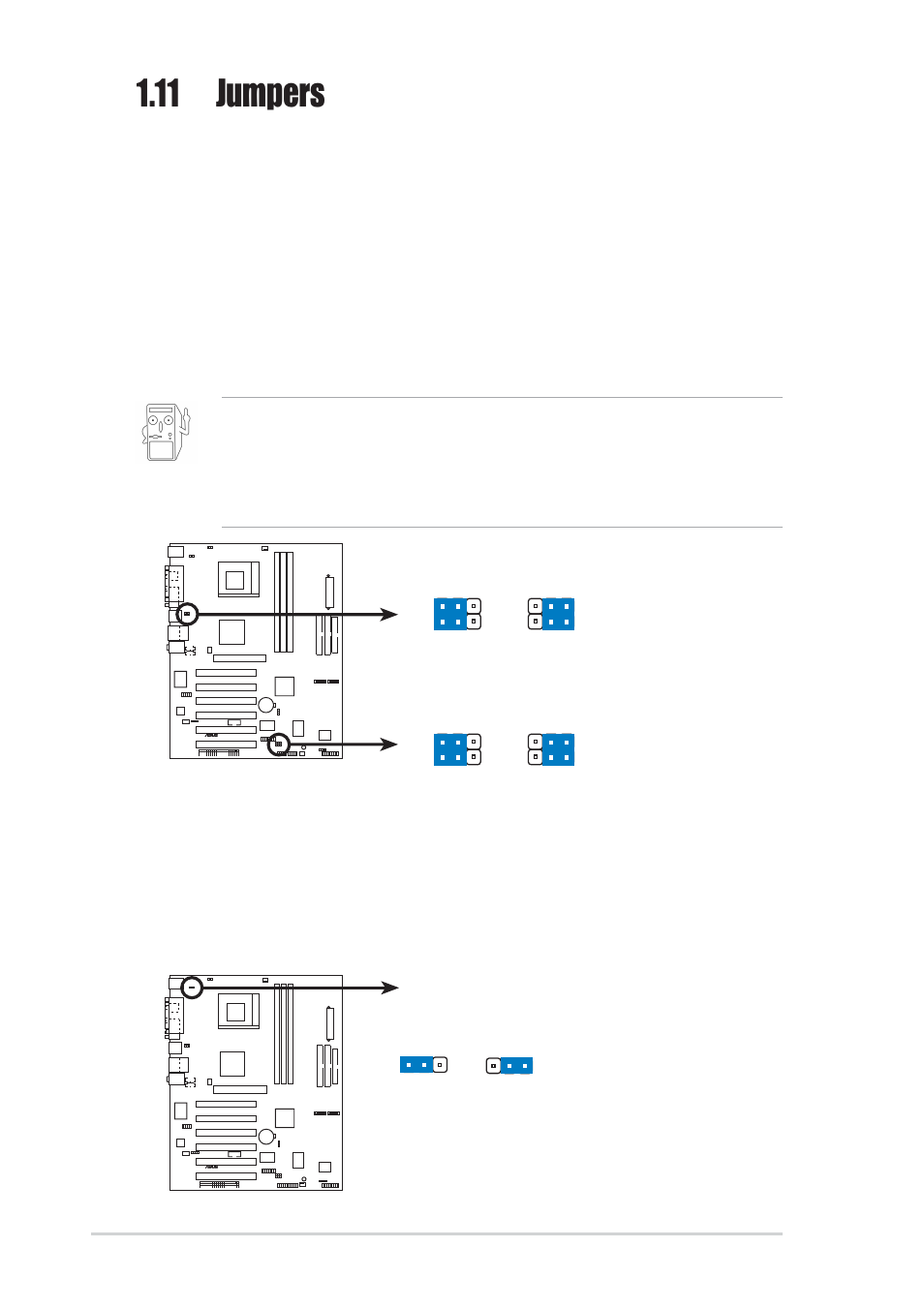 11 jumpers | Asus A7V600 SE User Manual | Page 28 / 84