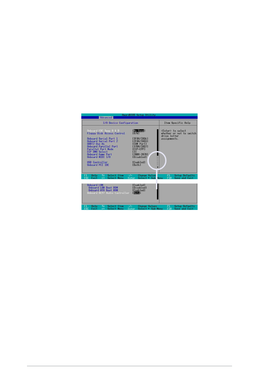 2 i/o device configuration | Asus A7V600 SE User Manual | Page 58 / 84