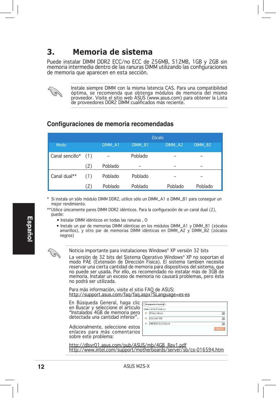 Asus M2S-X User Manual | Page 12 / 38