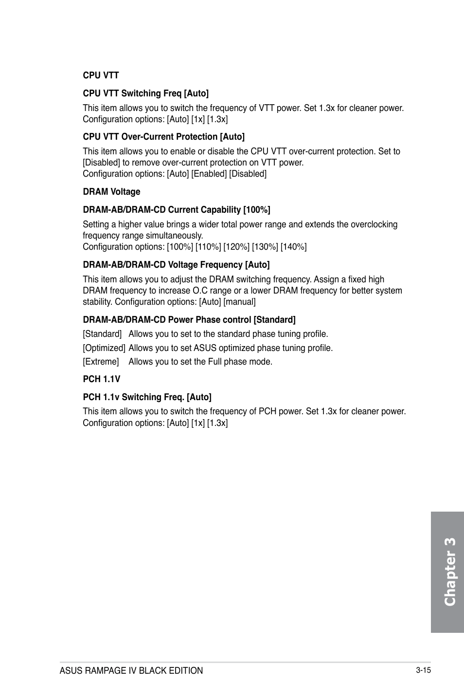Chapter 3 | Asus RAMPAGE IV BLACK EDITION User Manual | Page 105 / 222
