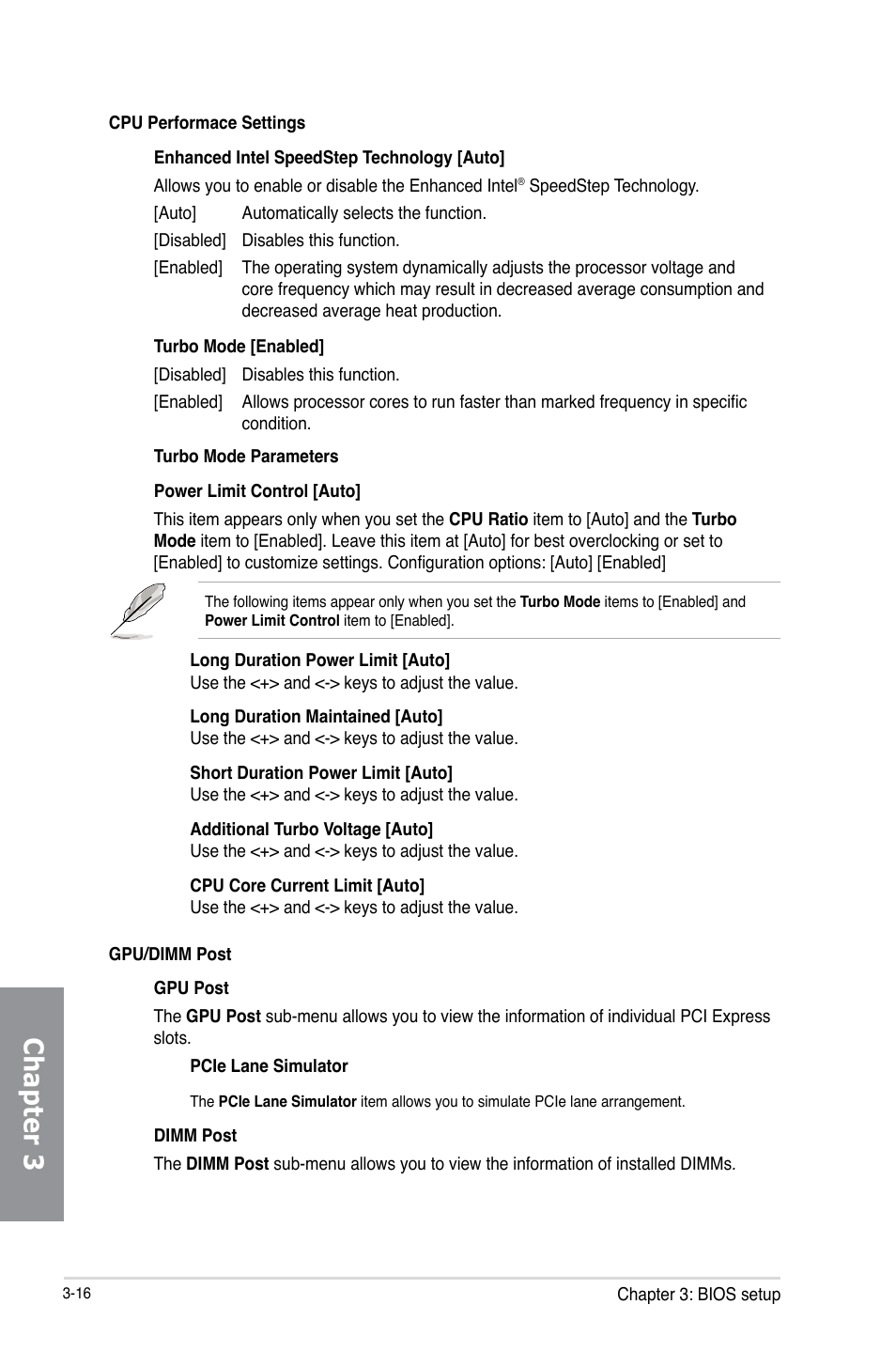 Chapter 3 | Asus RAMPAGE IV BLACK EDITION User Manual | Page 106 / 222