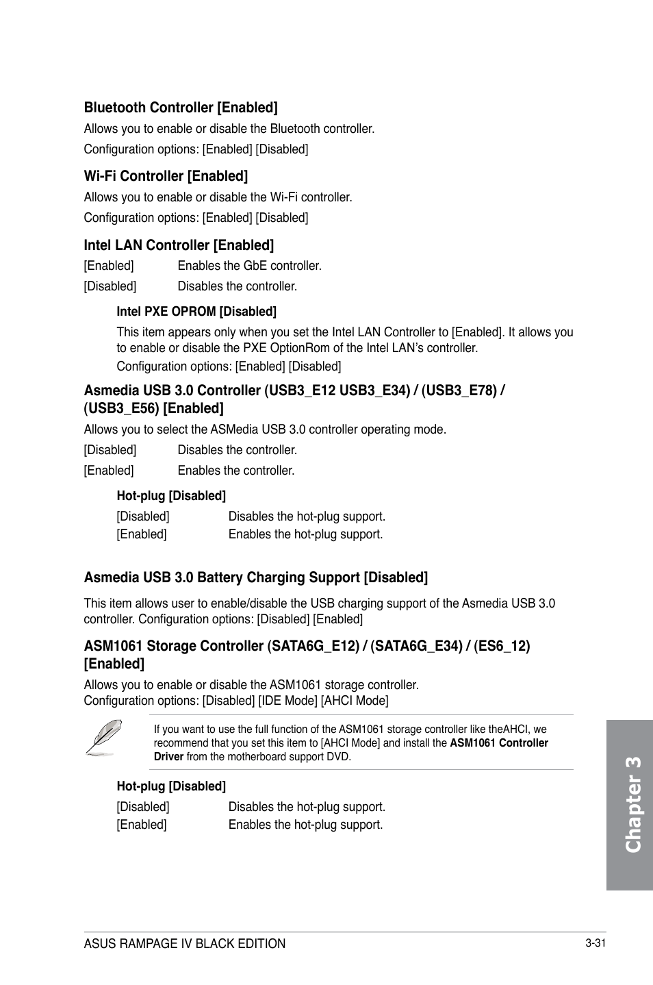 Chapter 3 | Asus RAMPAGE IV BLACK EDITION User Manual | Page 121 / 222