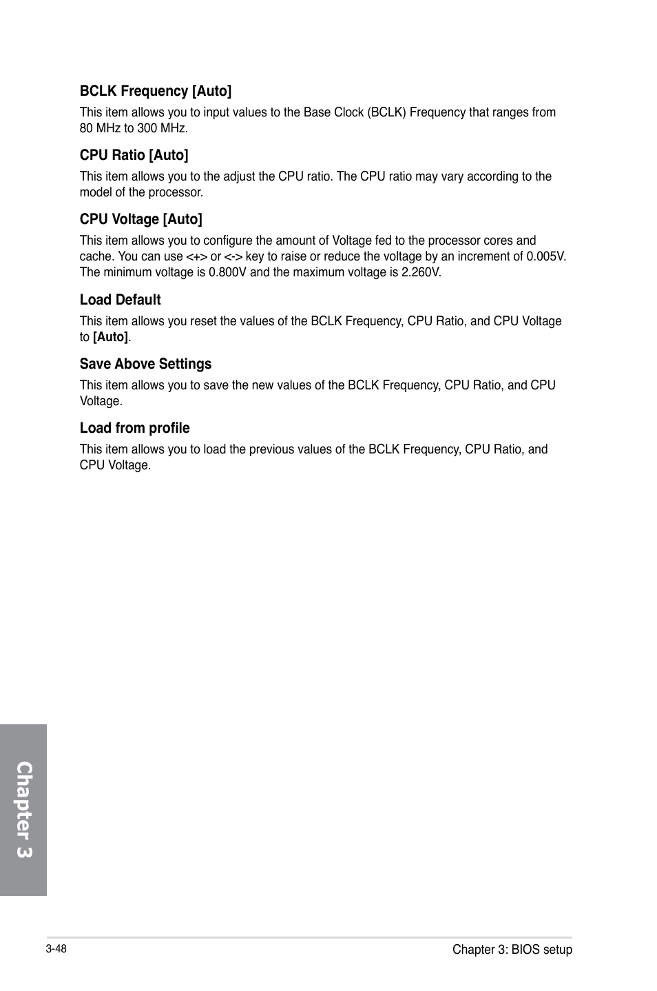 Chapter 3 | Asus RAMPAGE IV BLACK EDITION User Manual | Page 138 / 222