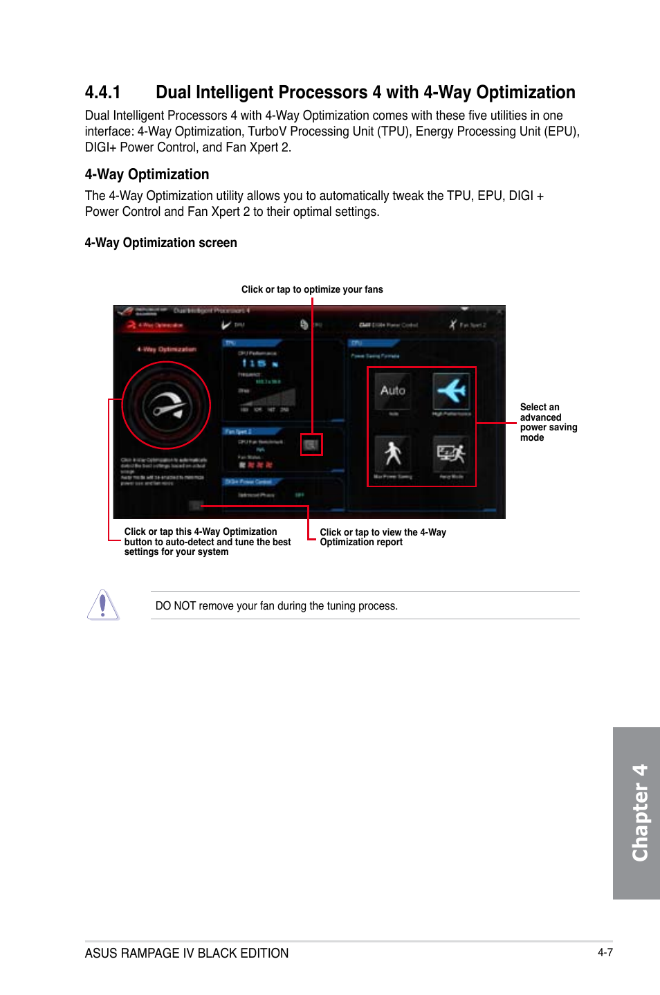 Chapter 4 | Asus RAMPAGE IV BLACK EDITION User Manual | Page 153 / 222