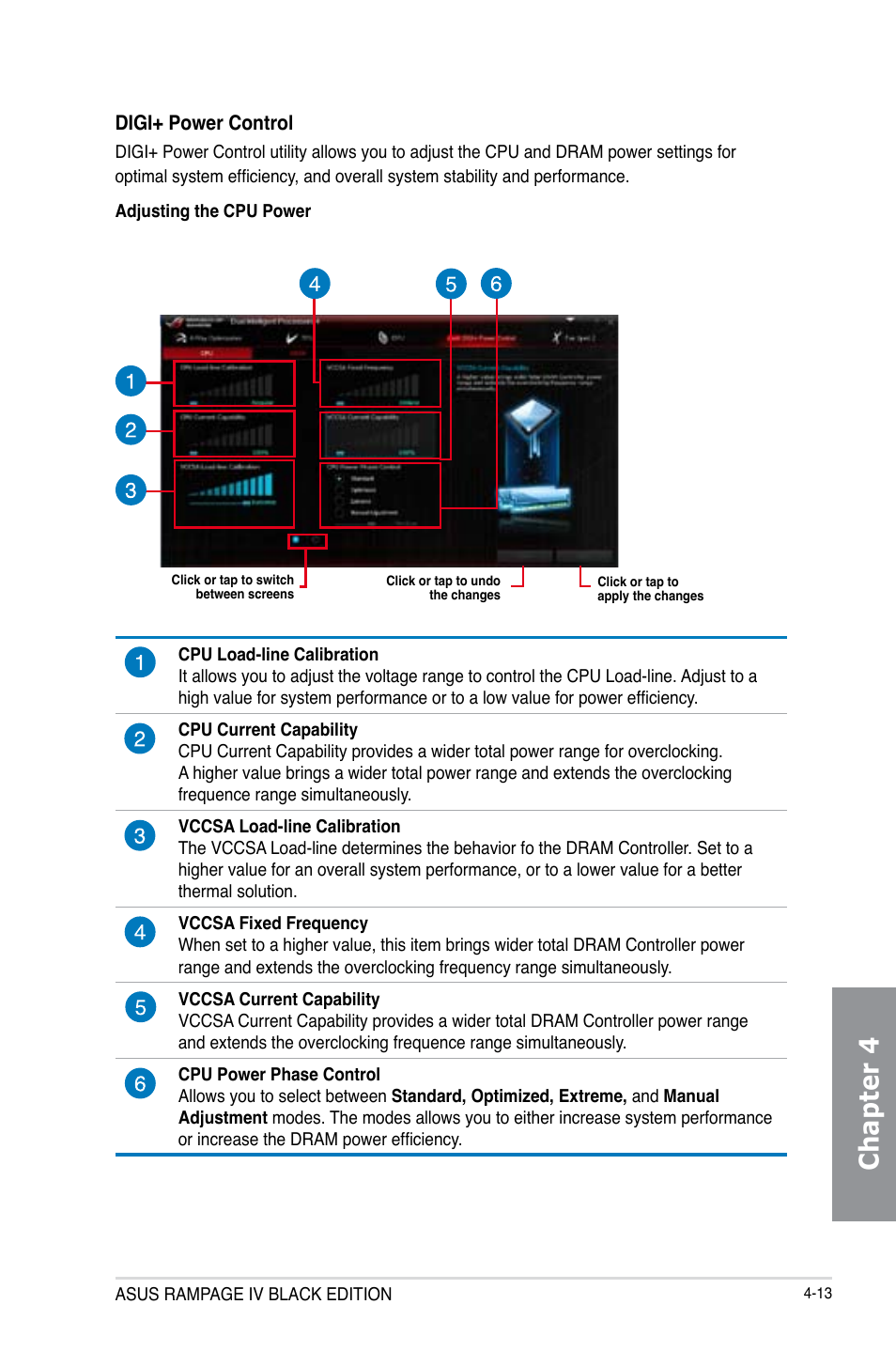 Chapter 4 | Asus RAMPAGE IV BLACK EDITION User Manual | Page 159 / 222