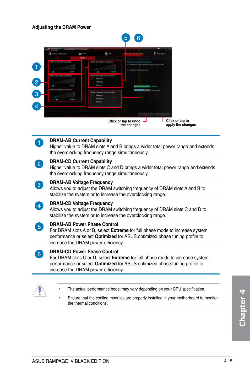 Chapter 4 | Asus RAMPAGE IV BLACK EDITION User Manual | Page 161 / 222