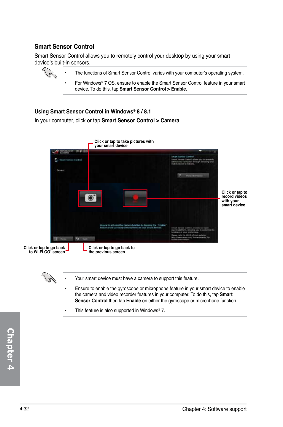 Chapter 4, Smart sensor control | Asus RAMPAGE IV BLACK EDITION User Manual | Page 178 / 222