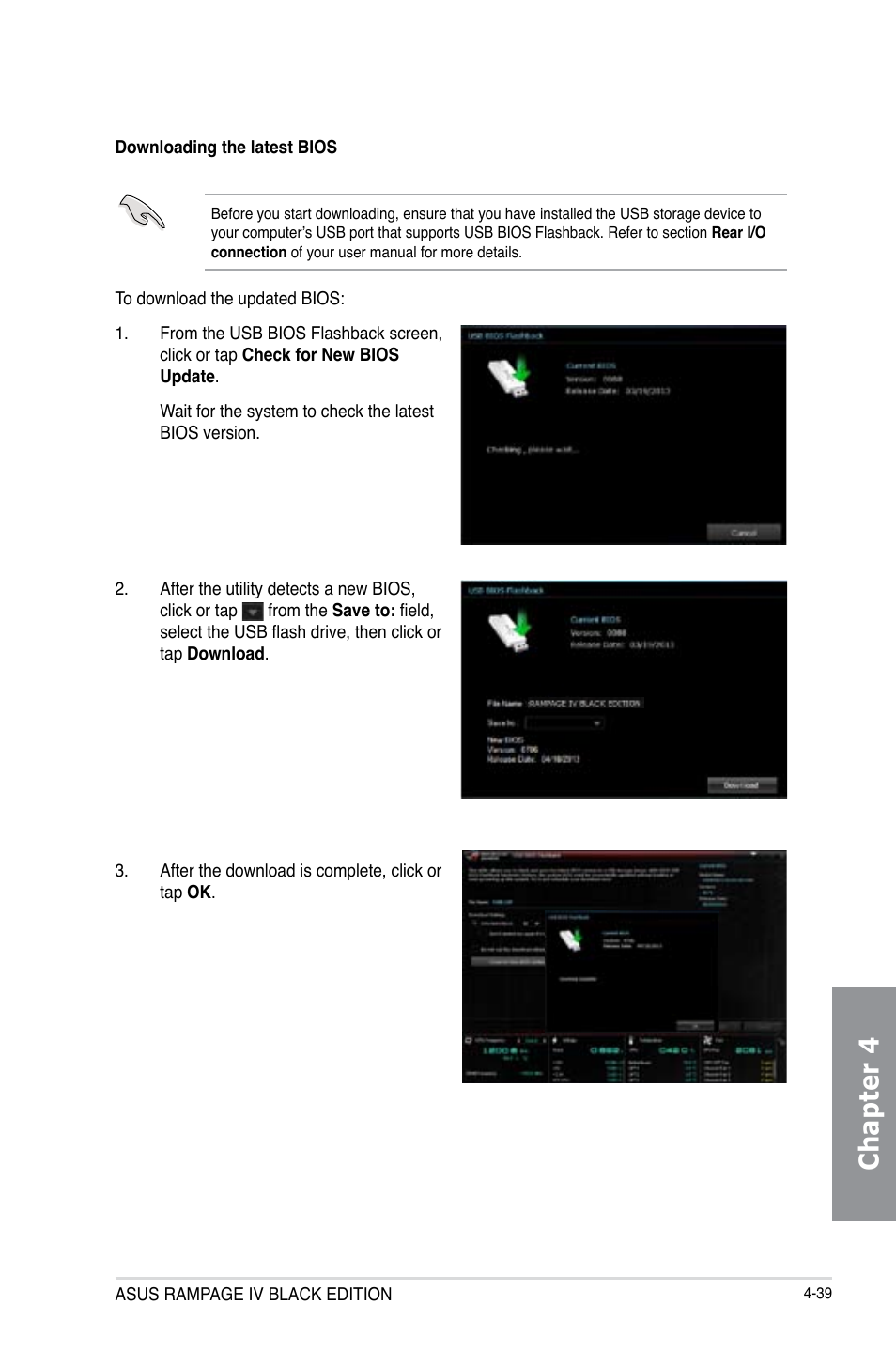 Chapter 4 | Asus RAMPAGE IV BLACK EDITION User Manual | Page 185 / 222