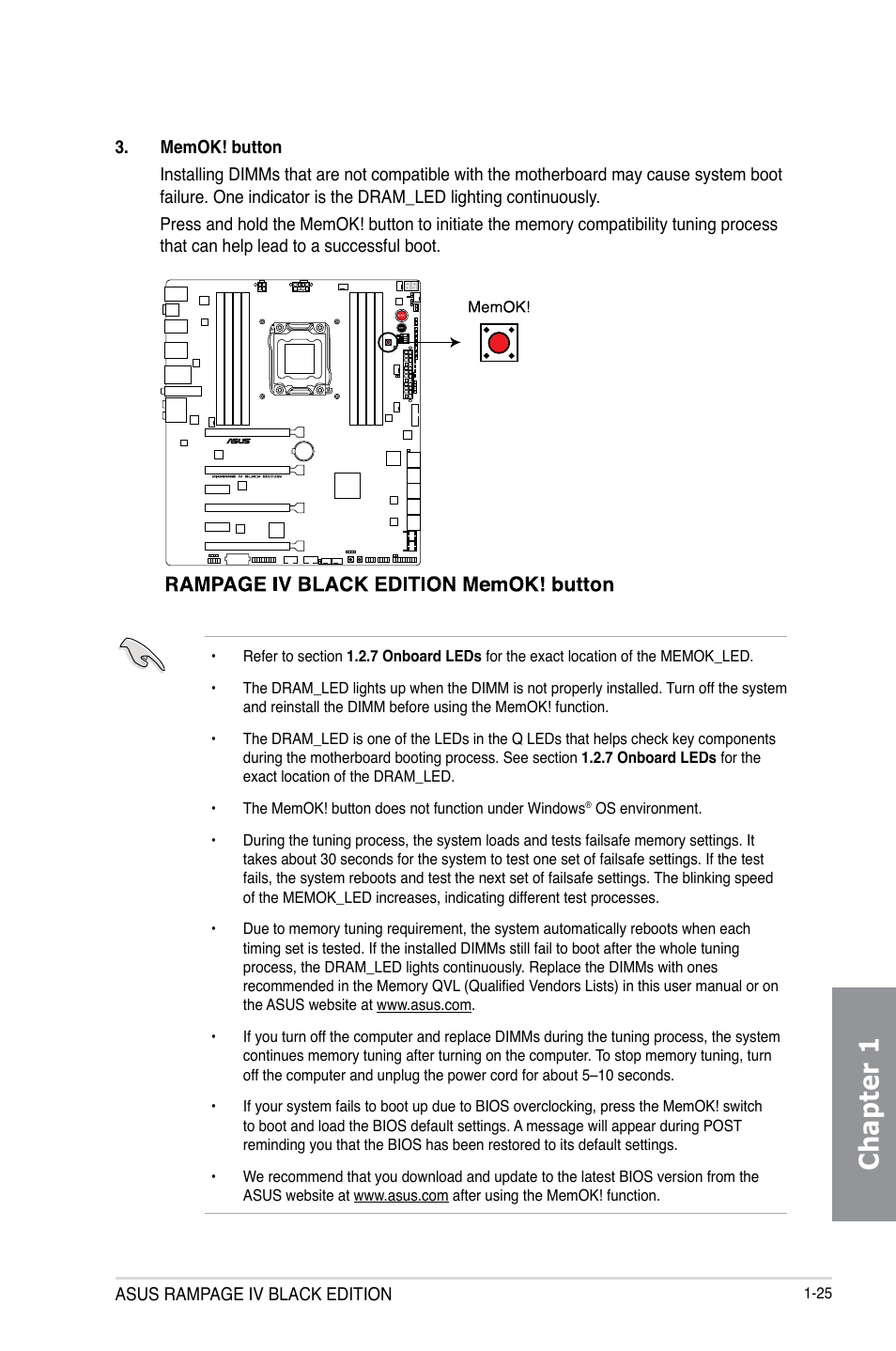 Chapter 1 | Asus RAMPAGE IV BLACK EDITION User Manual | Page 41 / 222