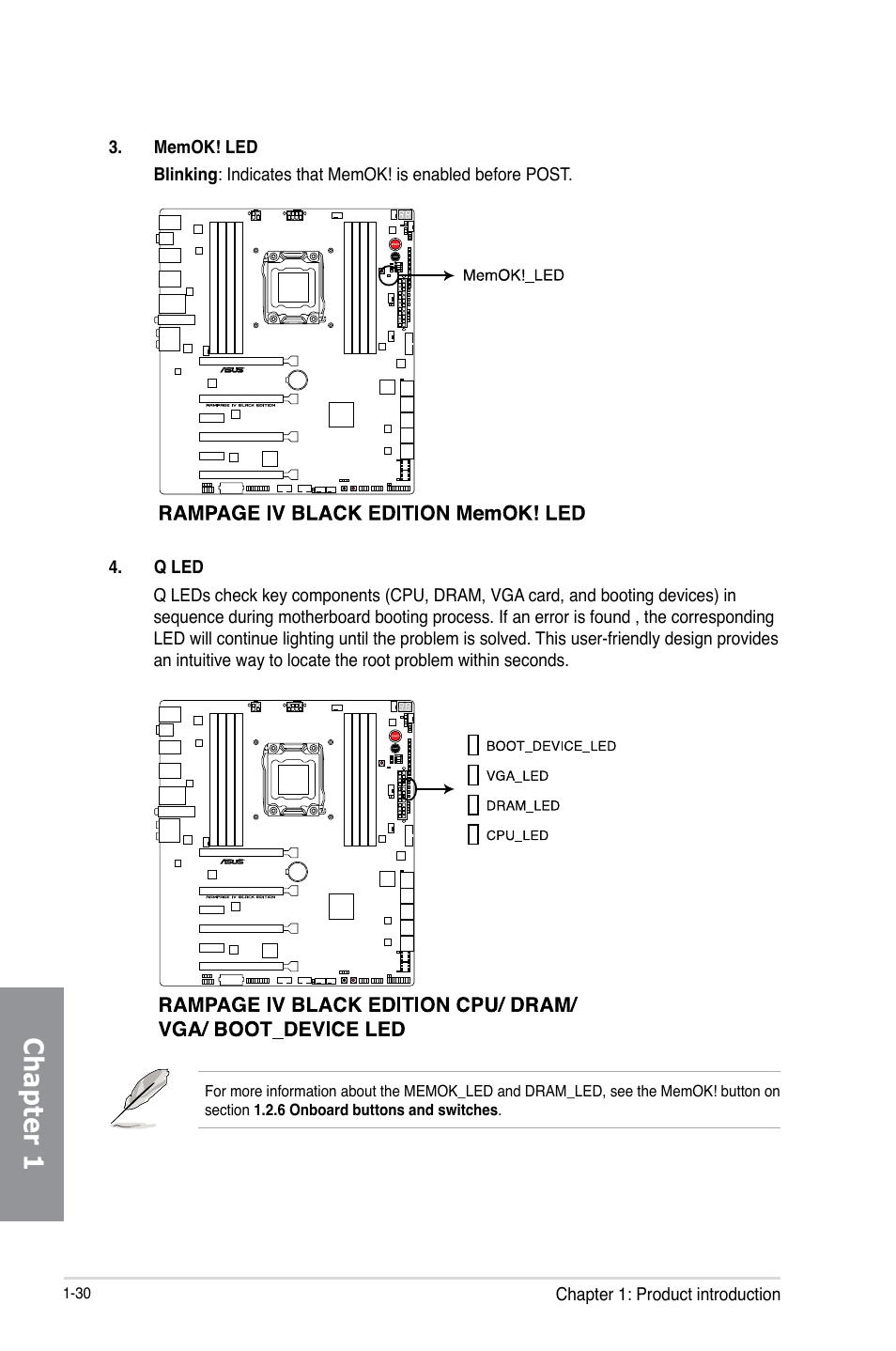 Chapter 1 | Asus RAMPAGE IV BLACK EDITION User Manual | Page 46 / 222