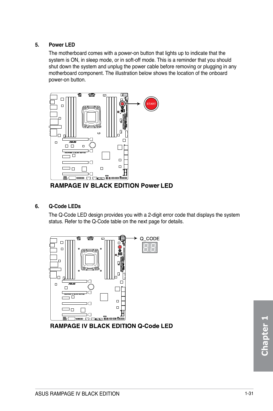 Chapter 1 | Asus RAMPAGE IV BLACK EDITION User Manual | Page 47 / 222