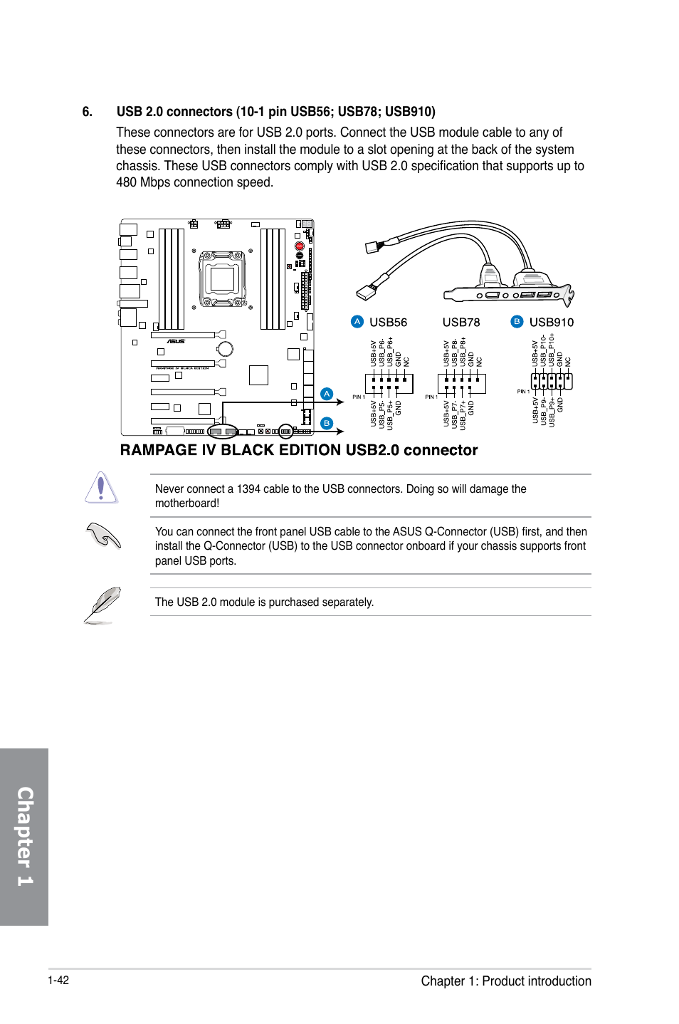 Chapter 1 | Asus RAMPAGE IV BLACK EDITION User Manual | Page 58 / 222