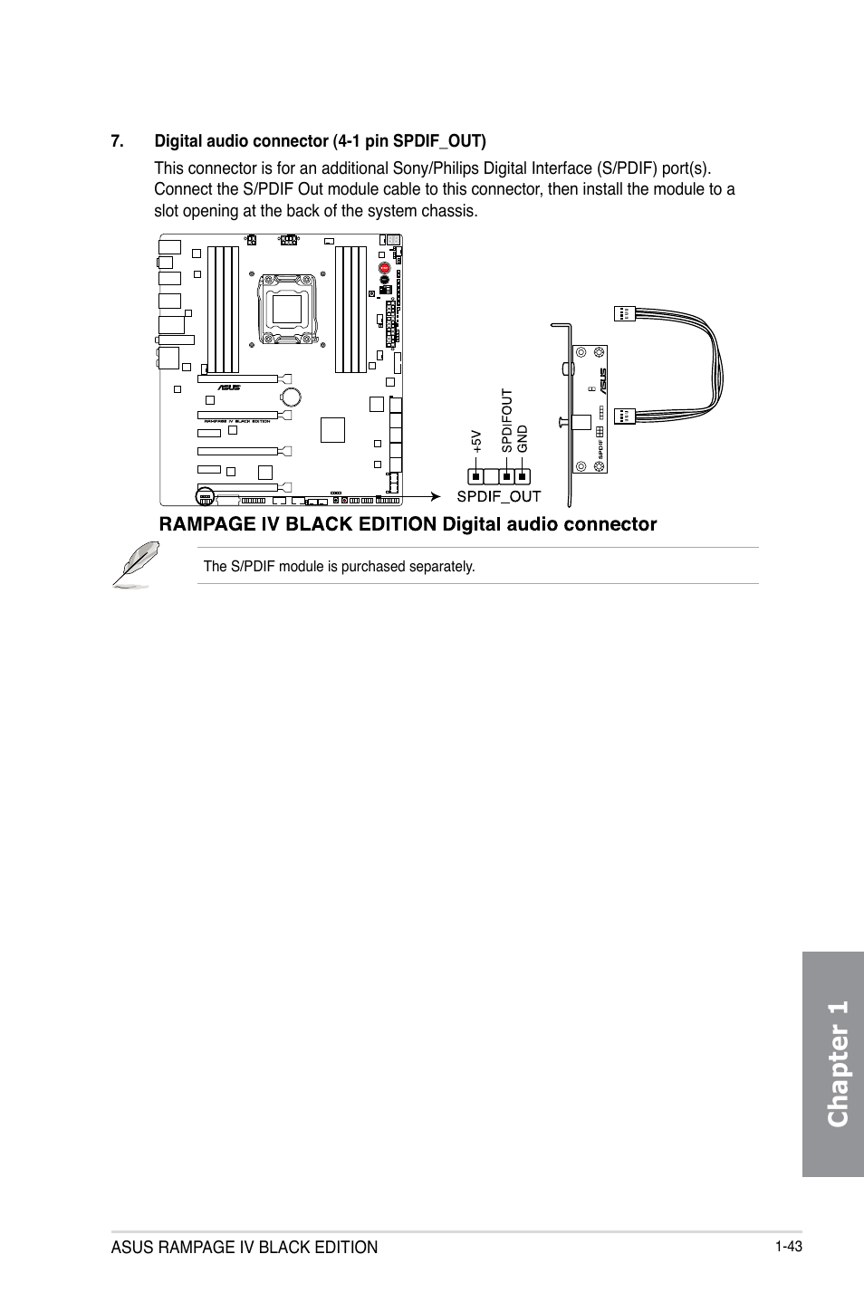 Chapter 1 | Asus RAMPAGE IV BLACK EDITION User Manual | Page 59 / 222