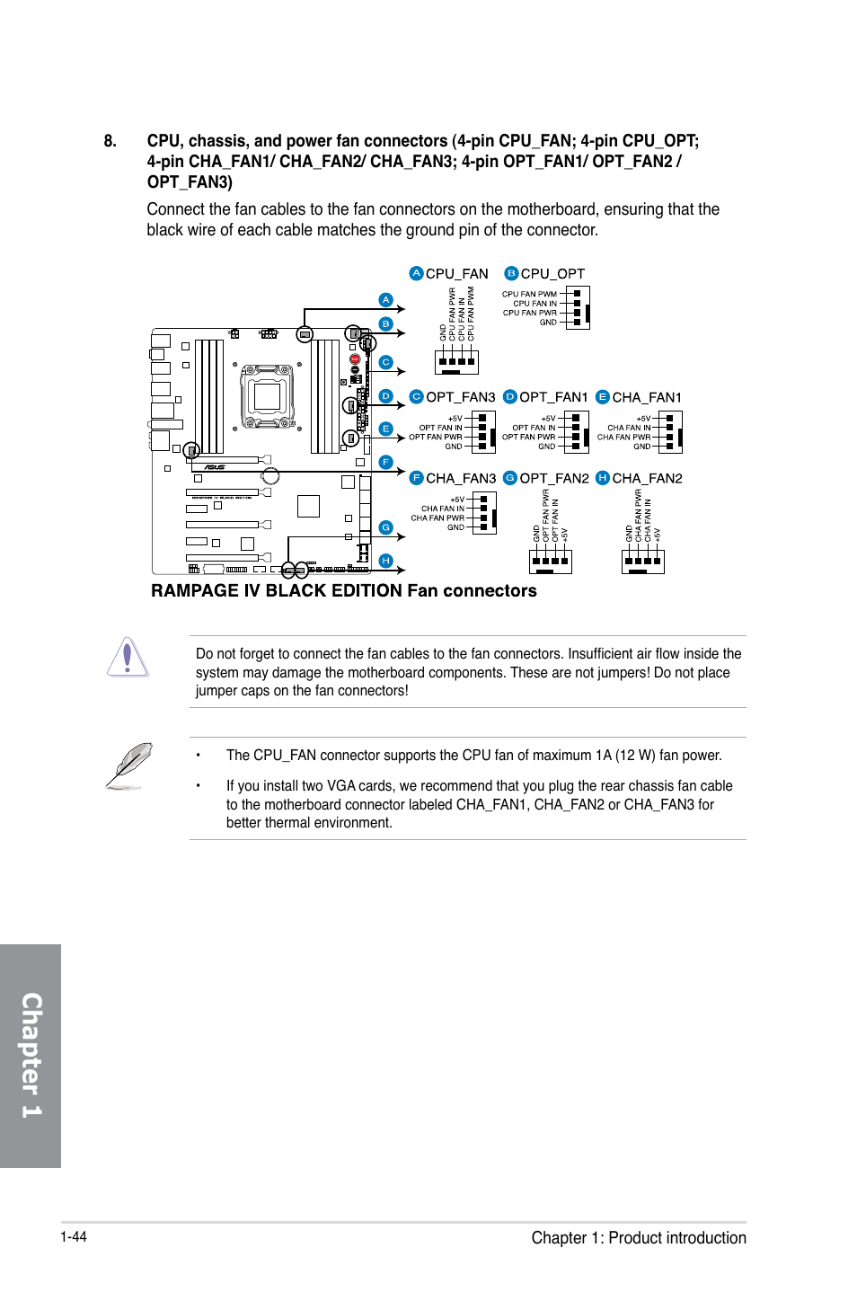 Chapter 1 | Asus RAMPAGE IV BLACK EDITION User Manual | Page 60 / 222