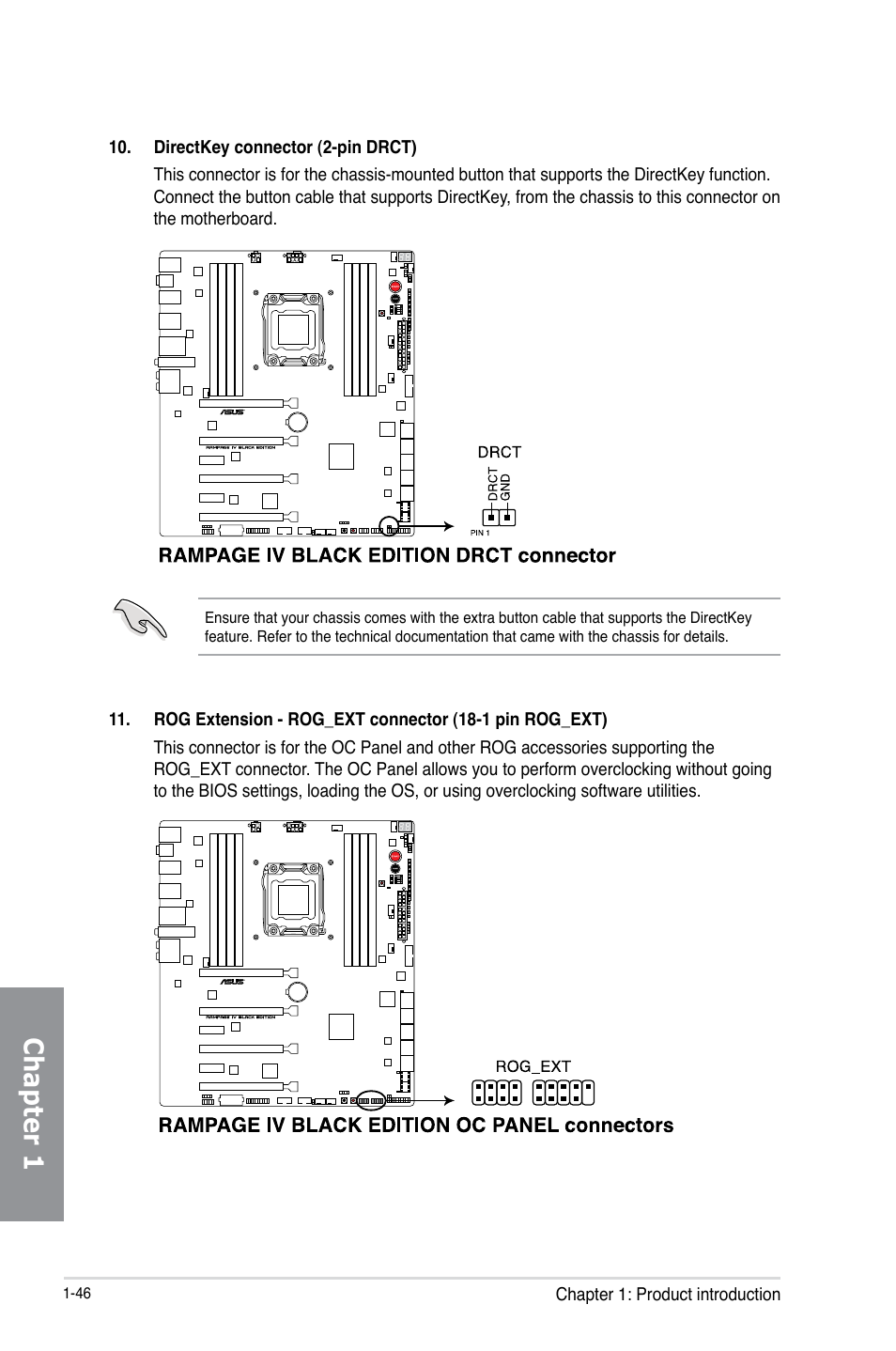 Chapter 1 | Asus RAMPAGE IV BLACK EDITION User Manual | Page 62 / 222