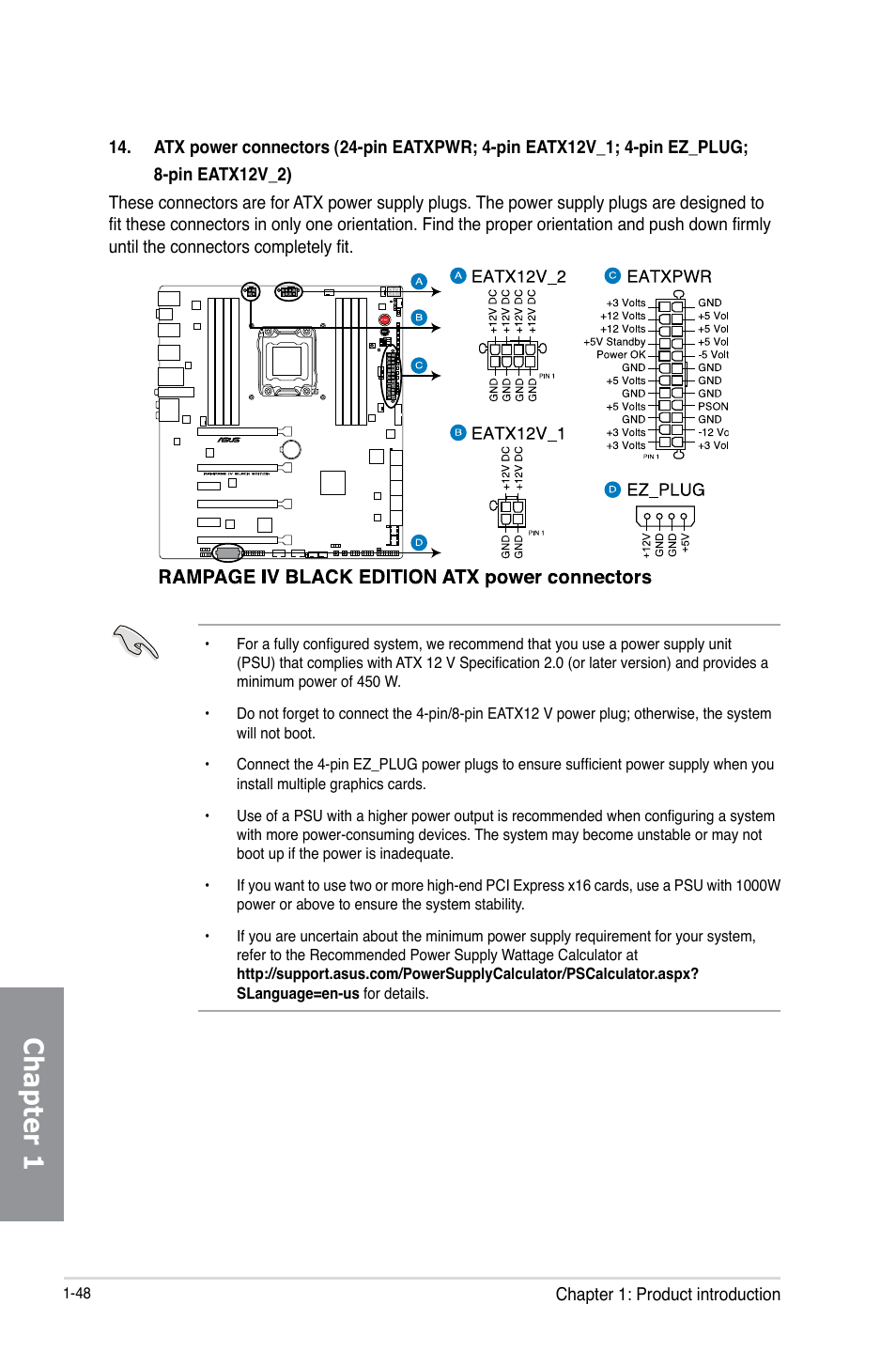 Chapter 1 | Asus RAMPAGE IV BLACK EDITION User Manual | Page 64 / 222