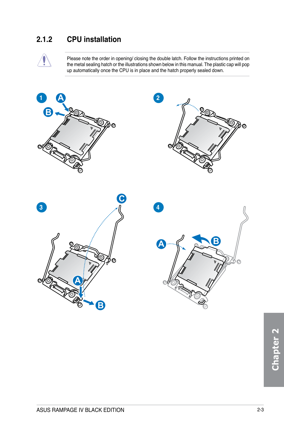 Chapter 2 | Asus RAMPAGE IV BLACK EDITION User Manual | Page 69 / 222