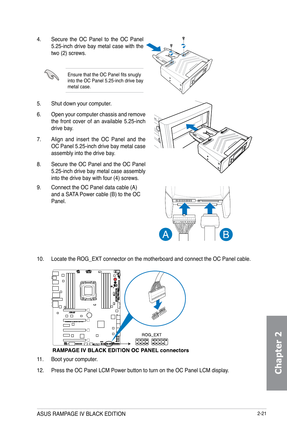 Chapter 2 | Asus RAMPAGE IV BLACK EDITION User Manual | Page 87 / 222