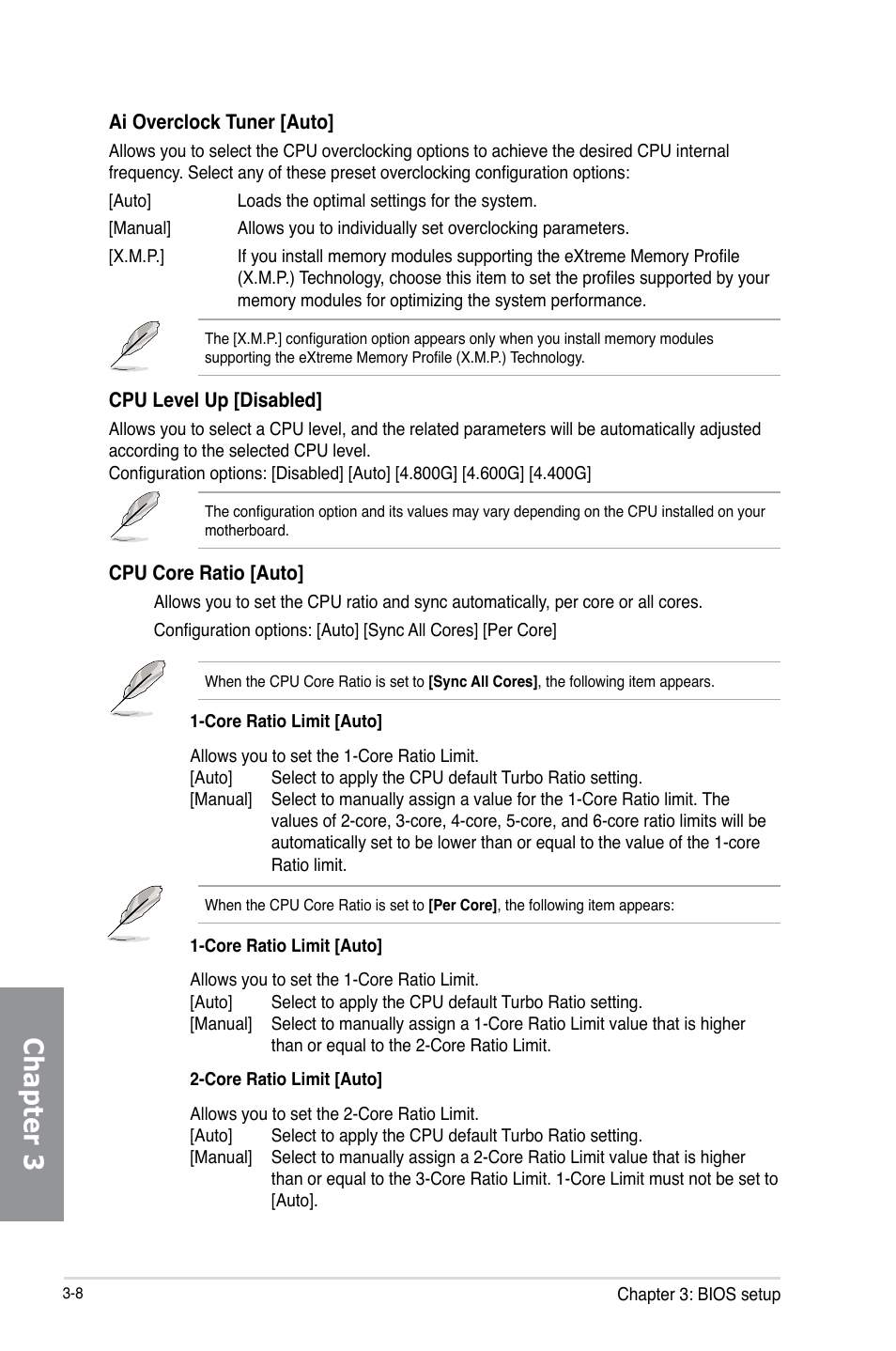 Chapter 3 | Asus RAMPAGE IV BLACK EDITION User Manual | Page 98 / 222