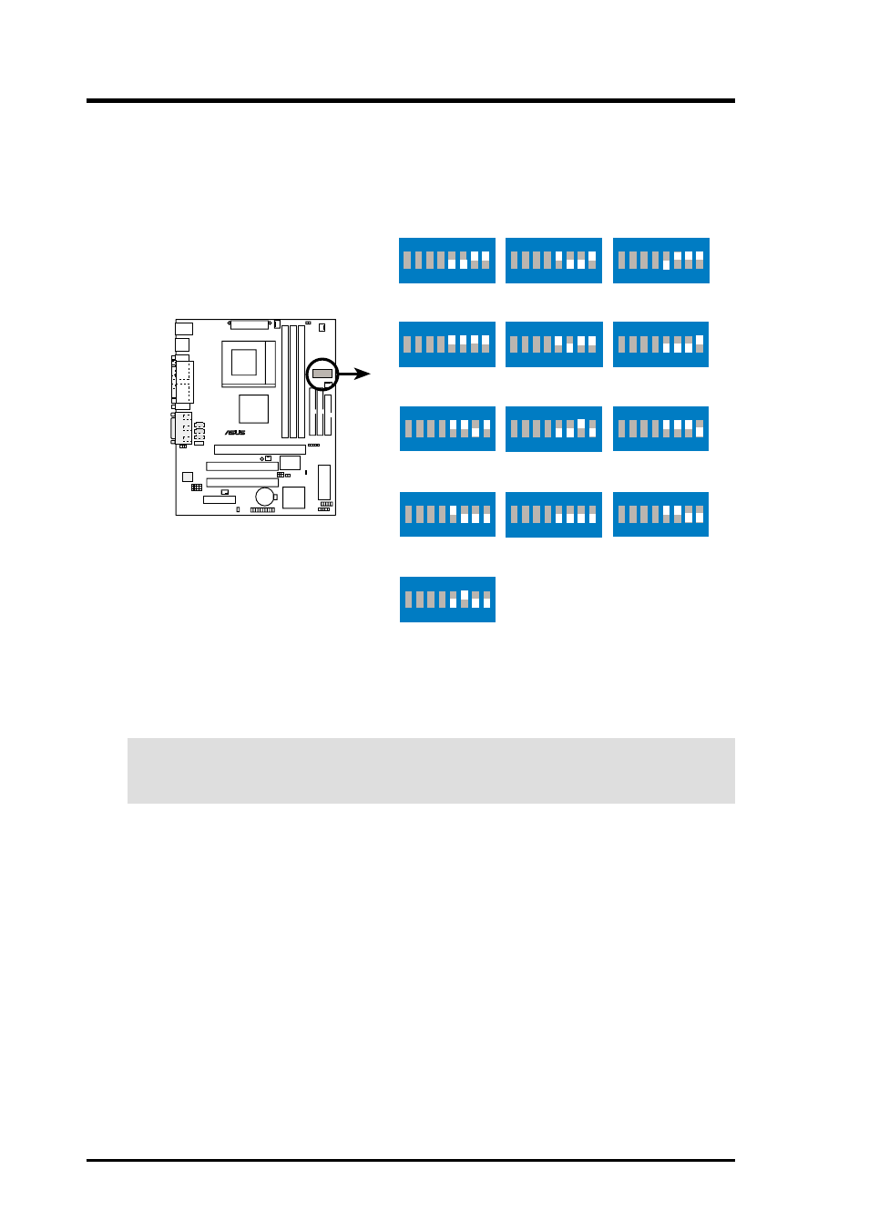 Hardware setup, Cuv4x-me cpu external frequency selection | Asus CUV4X-ME User Manual | Page 20 / 104