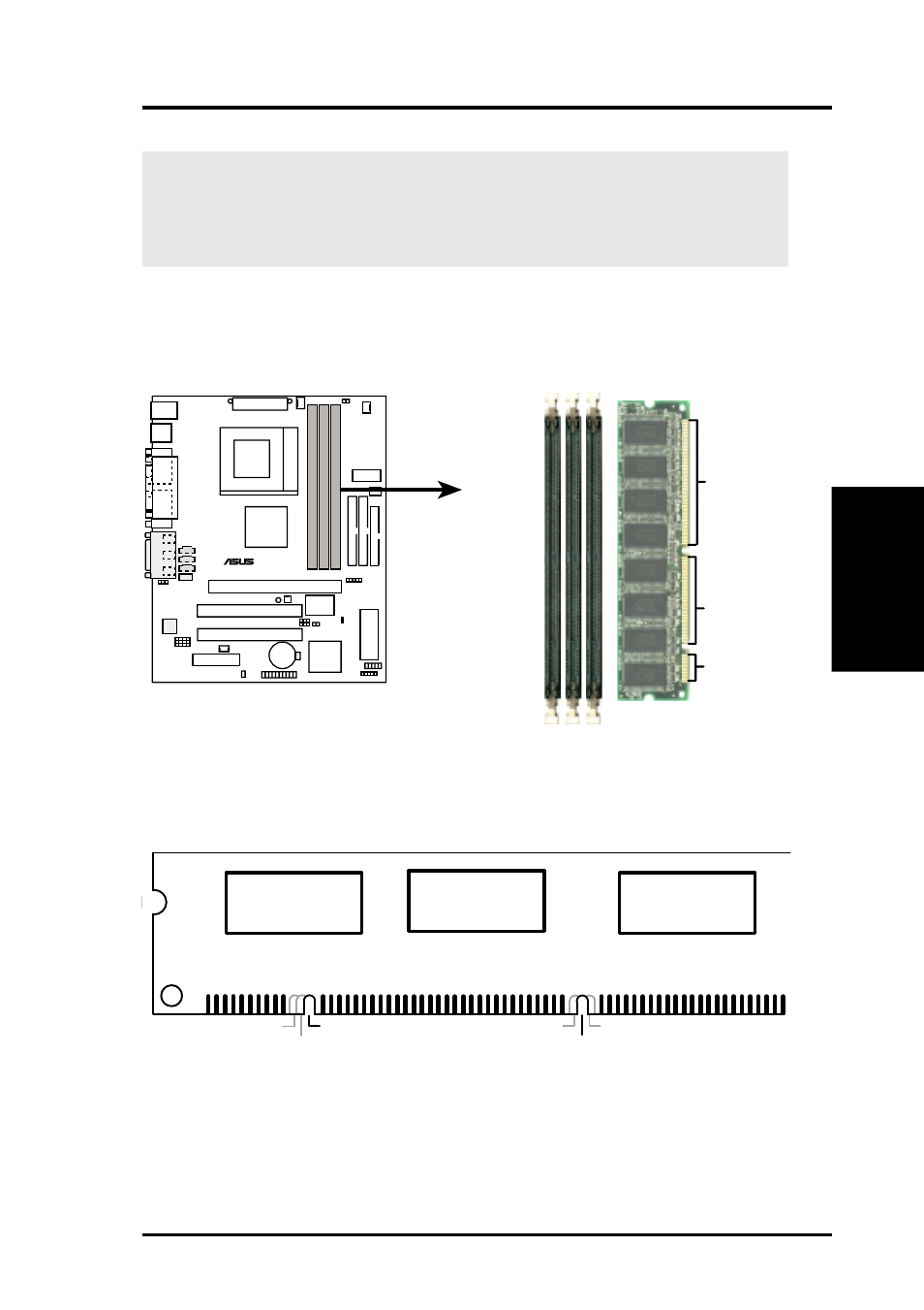 Hardware setup, Cuv4x-me 168-pin dimm sockets | Asus CUV4X-ME User Manual | Page 23 / 104