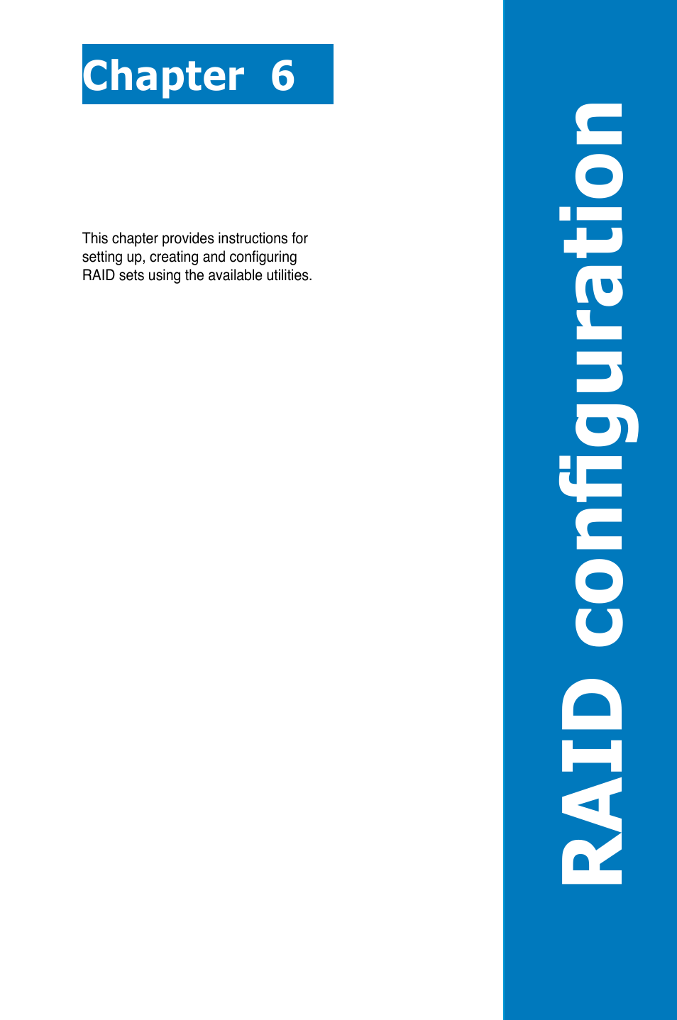 Raid configu rat ion | Asus RS926-E7/RS8 User Manual | Page 125 / 200