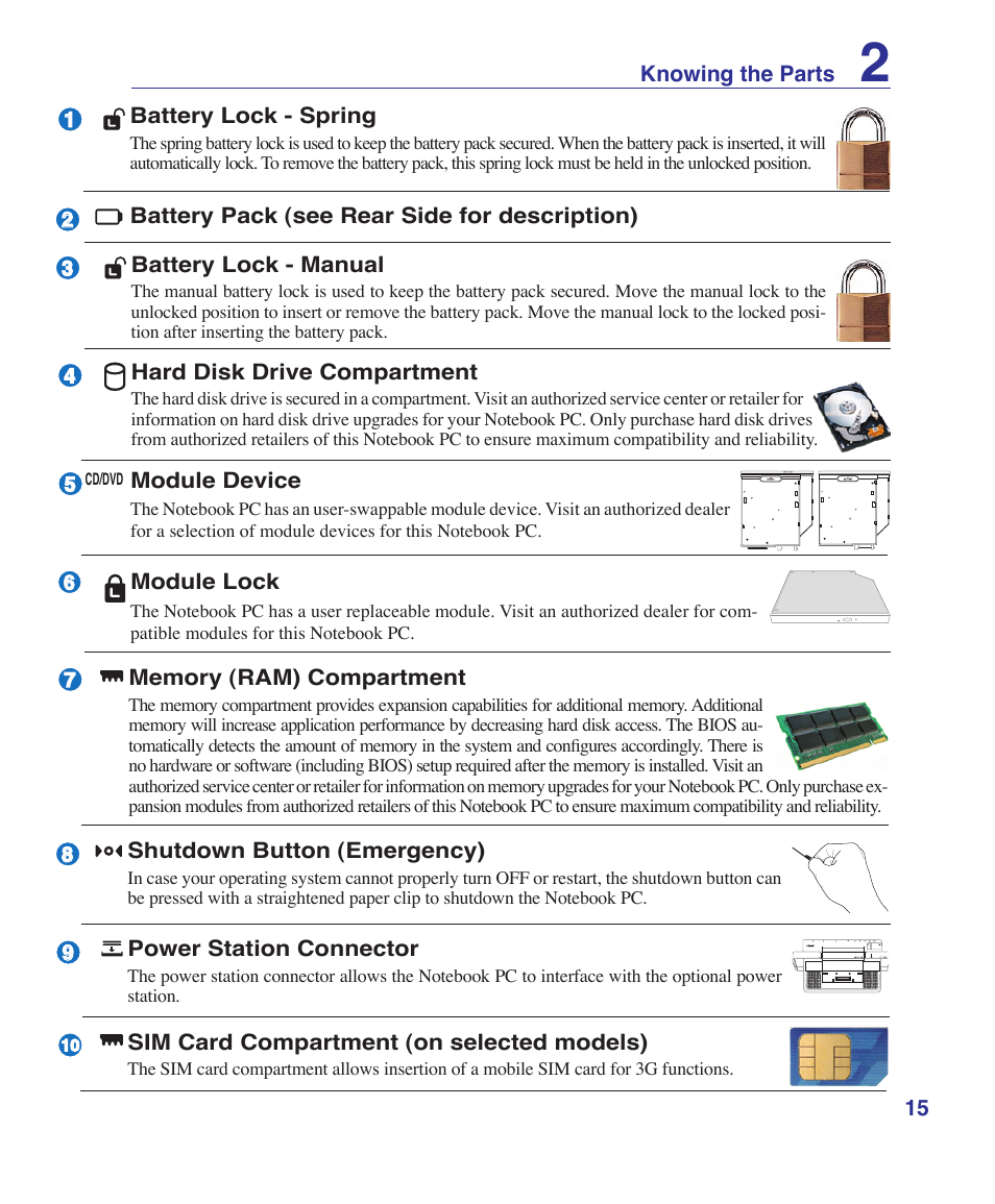 Asus V1S User Manual | Page 15 / 97