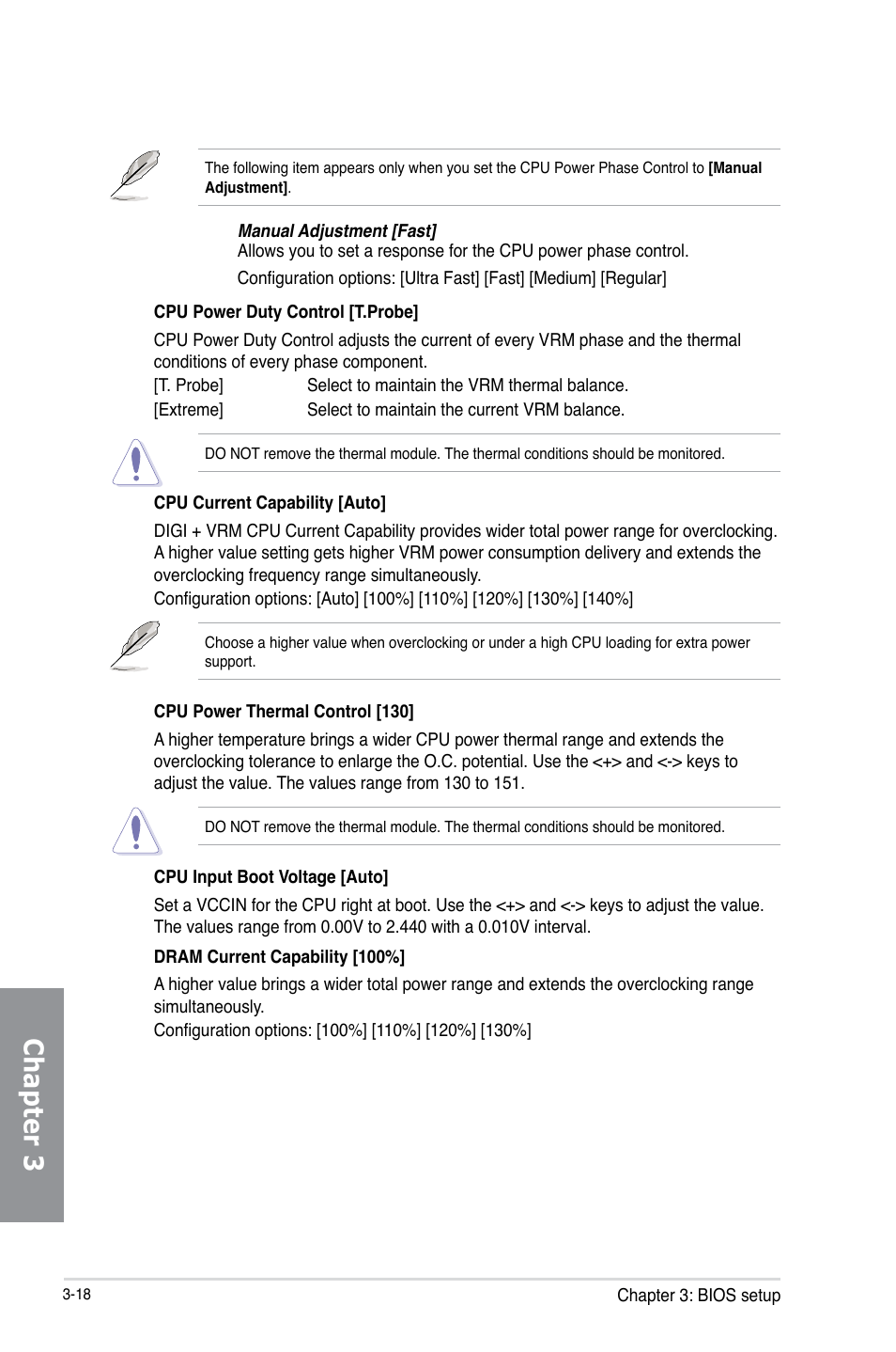 Chapter 3 | Asus MAXIMUS VI IMPACT User Manual | Page 102 / 222