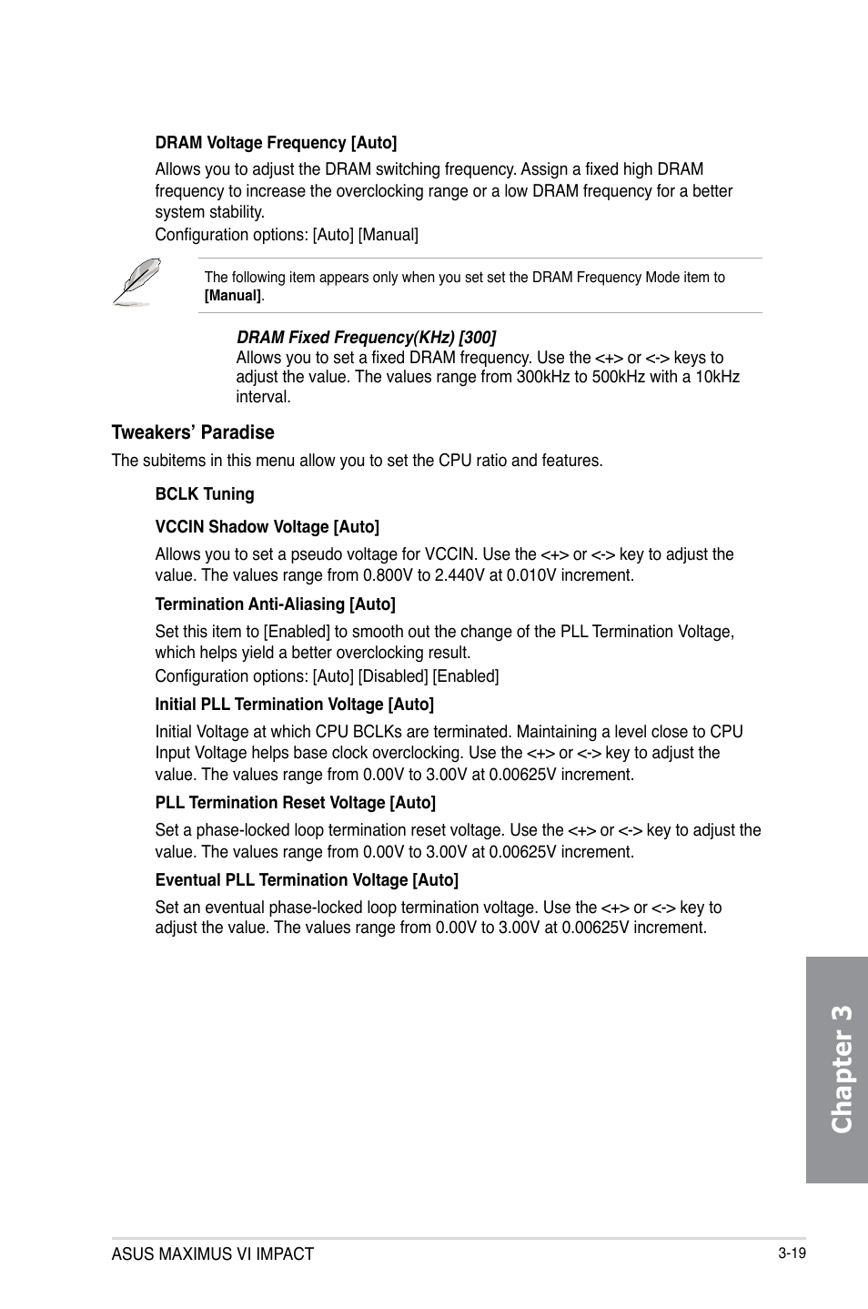 Chapter 3 | Asus MAXIMUS VI IMPACT User Manual | Page 103 / 222