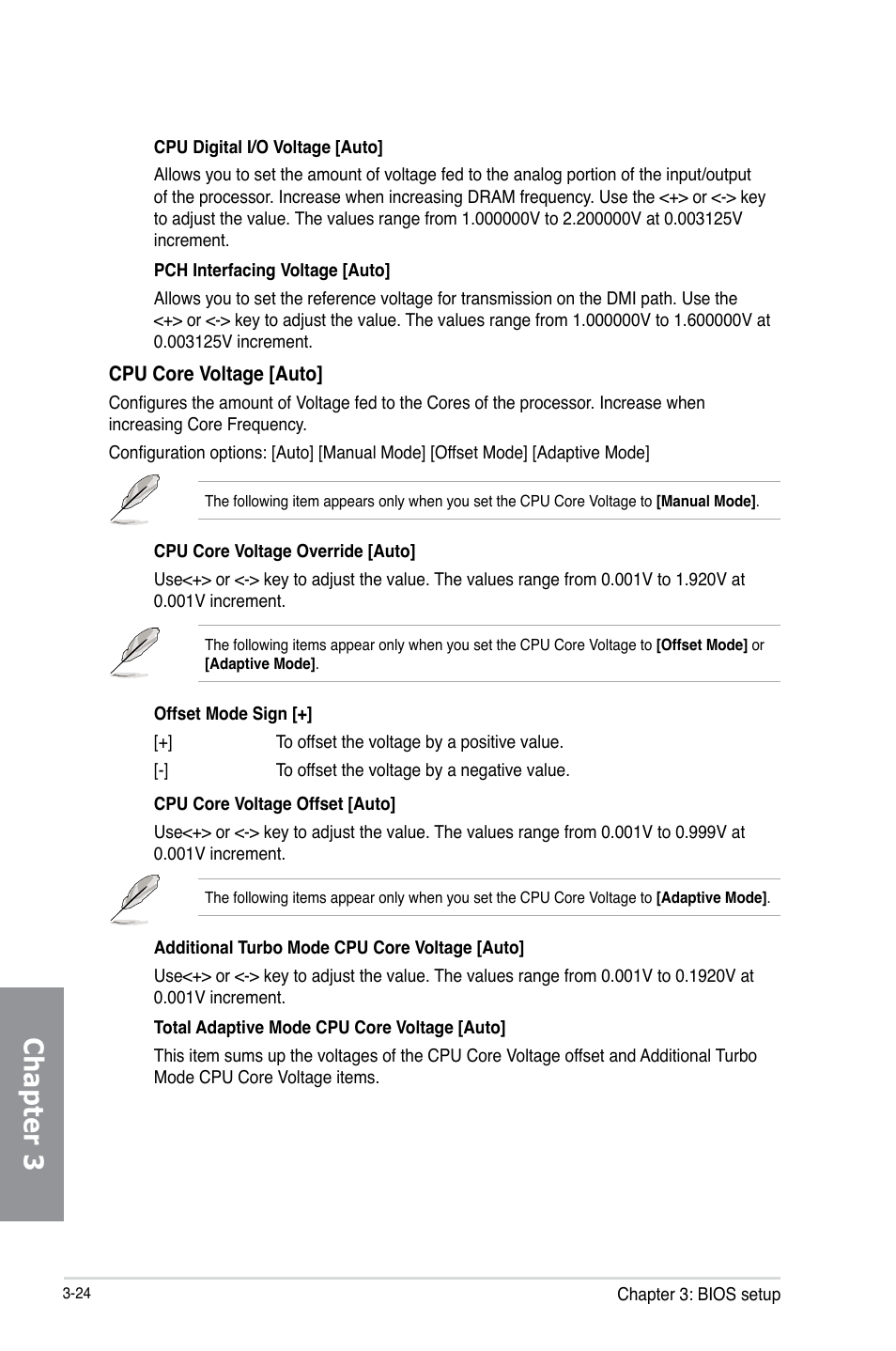 Chapter 3 | Asus MAXIMUS VI IMPACT User Manual | Page 108 / 222