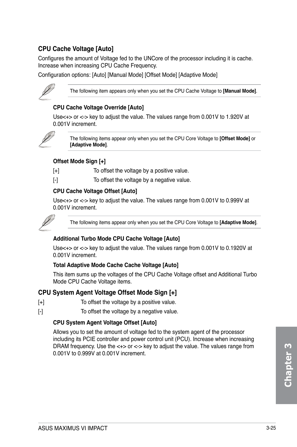 Chapter 3 | Asus MAXIMUS VI IMPACT User Manual | Page 109 / 222