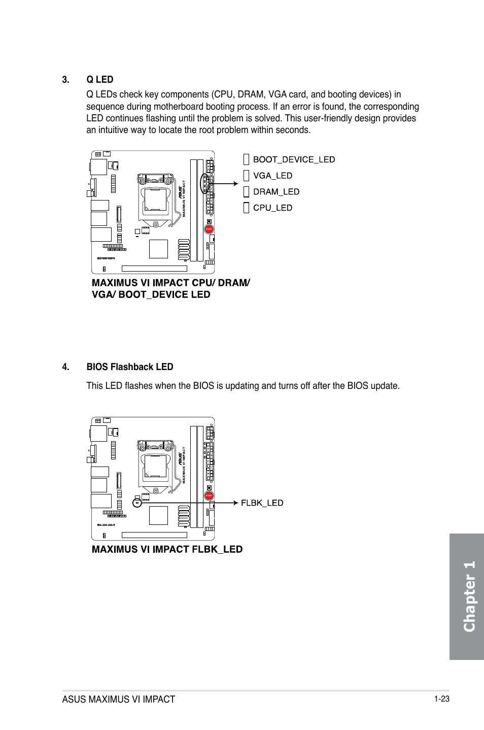 Chapter 1 | Asus MAXIMUS VI IMPACT User Manual | Page 39 / 222