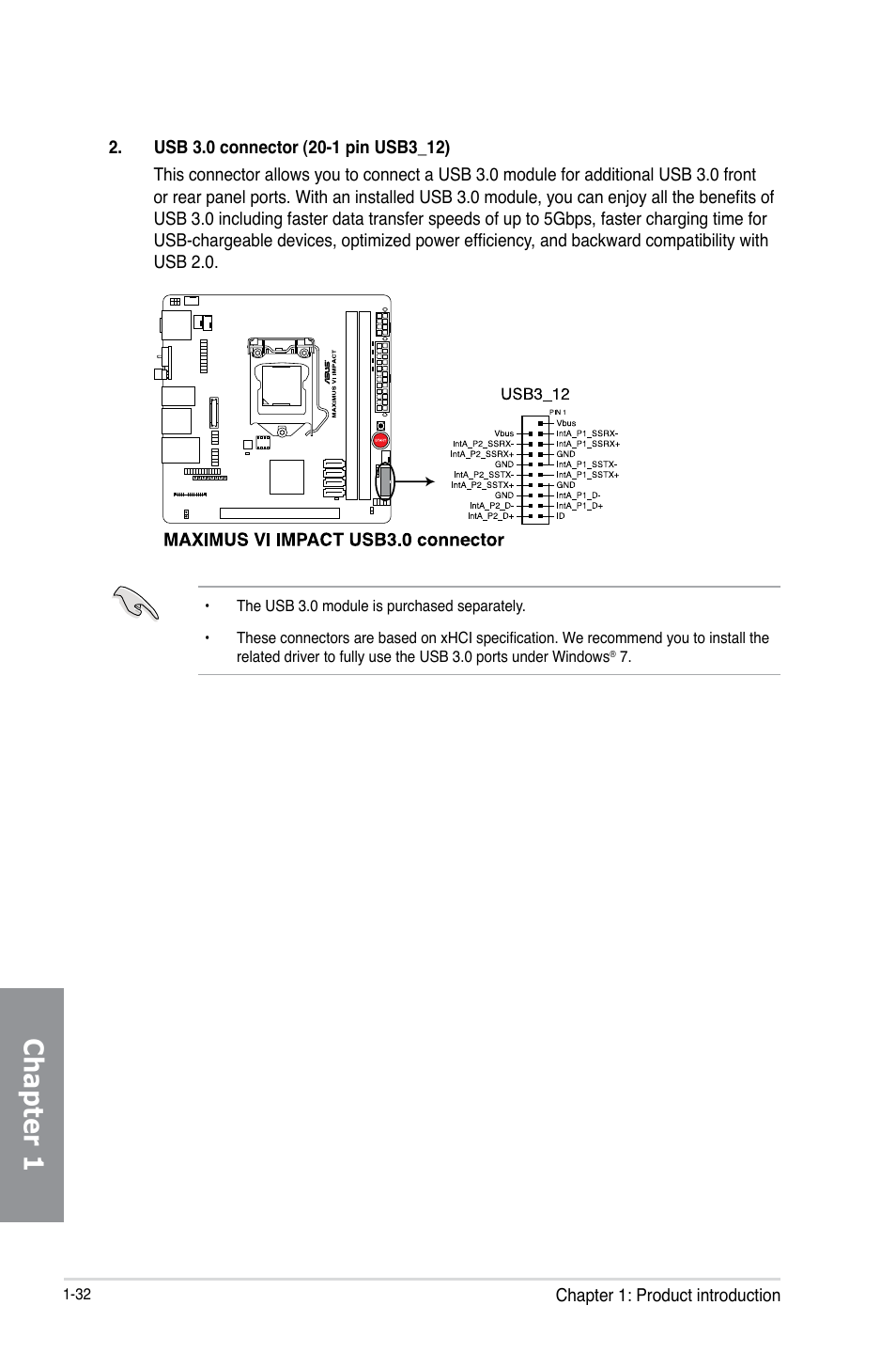 Chapter 1 | Asus MAXIMUS VI IMPACT User Manual | Page 48 / 222