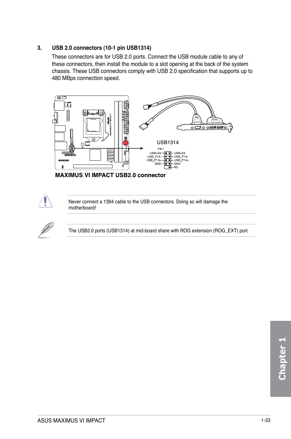 Chapter 1 | Asus MAXIMUS VI IMPACT User Manual | Page 49 / 222