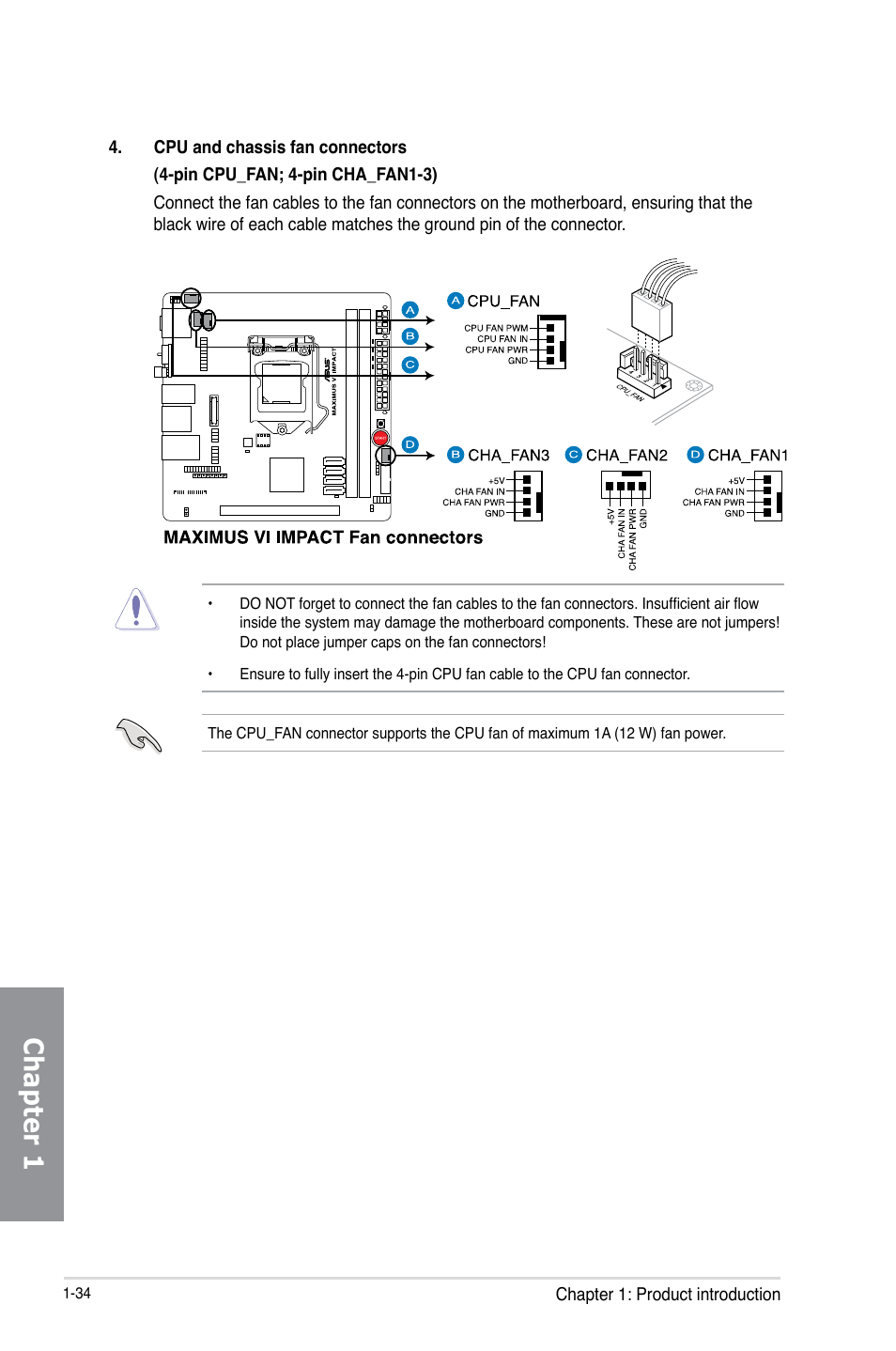 Chapter 1 | Asus MAXIMUS VI IMPACT User Manual | Page 50 / 222