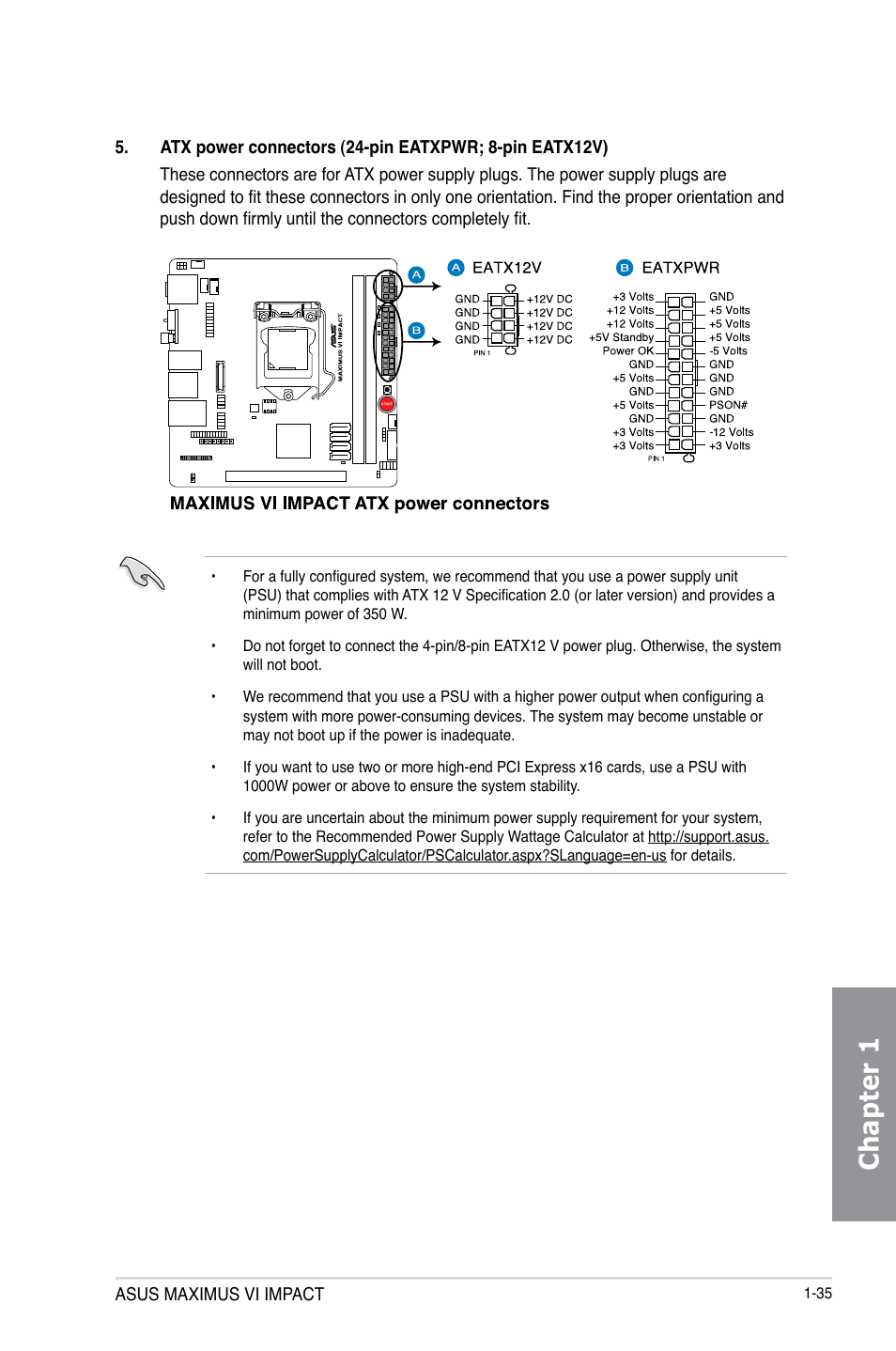 Chapter 1 | Asus MAXIMUS VI IMPACT User Manual | Page 51 / 222