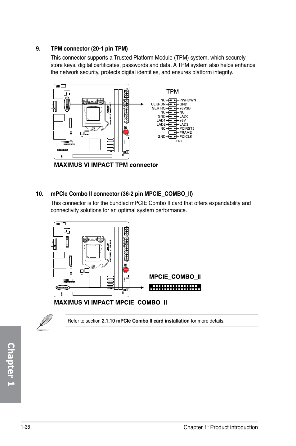 Chapter 1 | Asus MAXIMUS VI IMPACT User Manual | Page 54 / 222