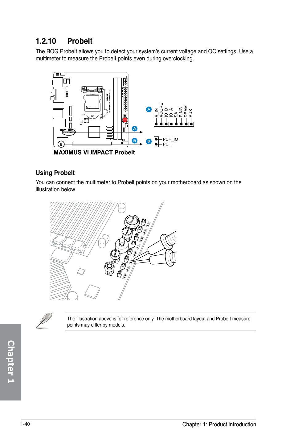 10 probeit, Probeit -40, Chapter 1 | Asus MAXIMUS VI IMPACT User Manual | Page 56 / 222