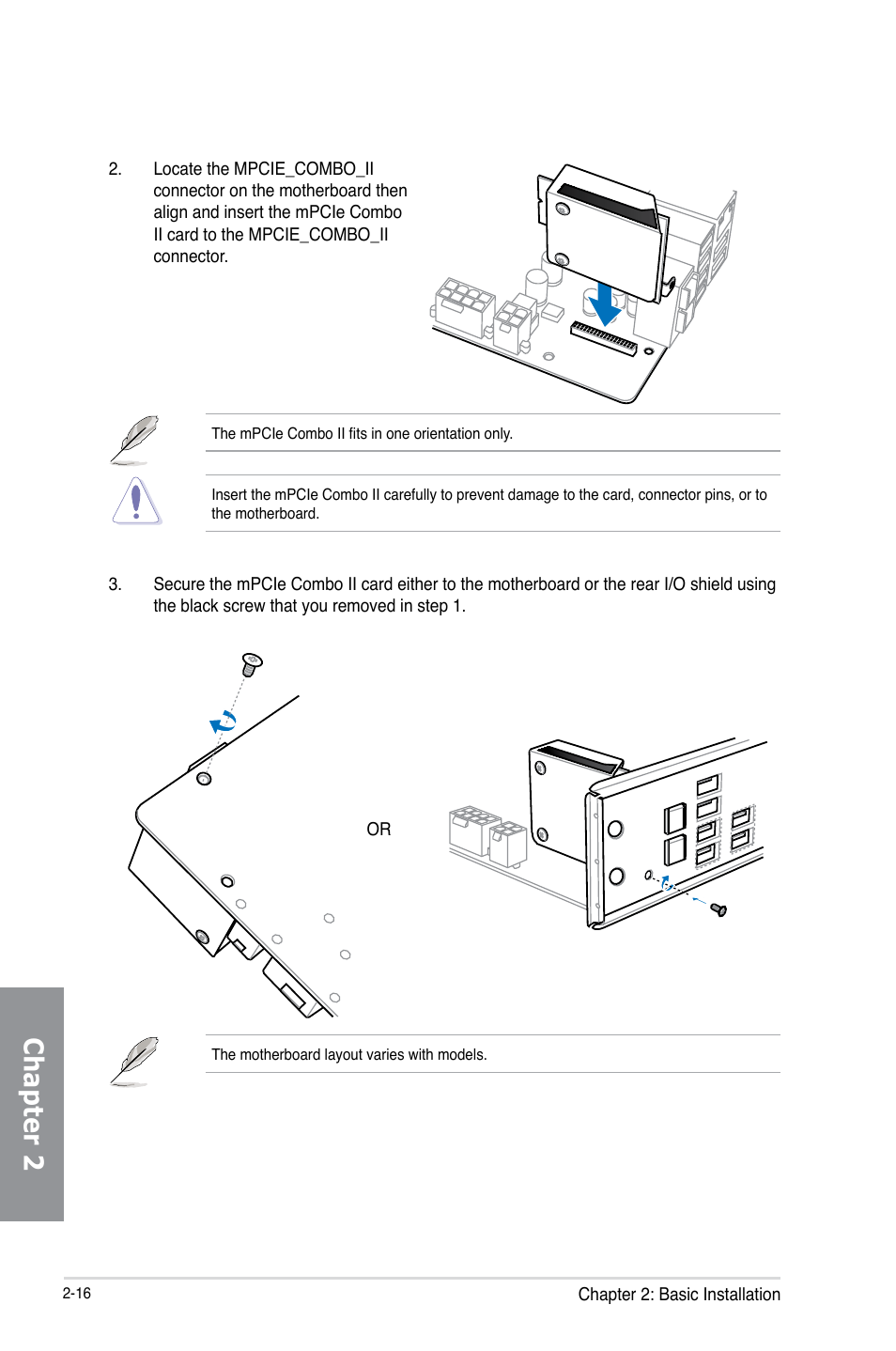 Chapter 2 | Asus MAXIMUS VI IMPACT User Manual | Page 74 / 222