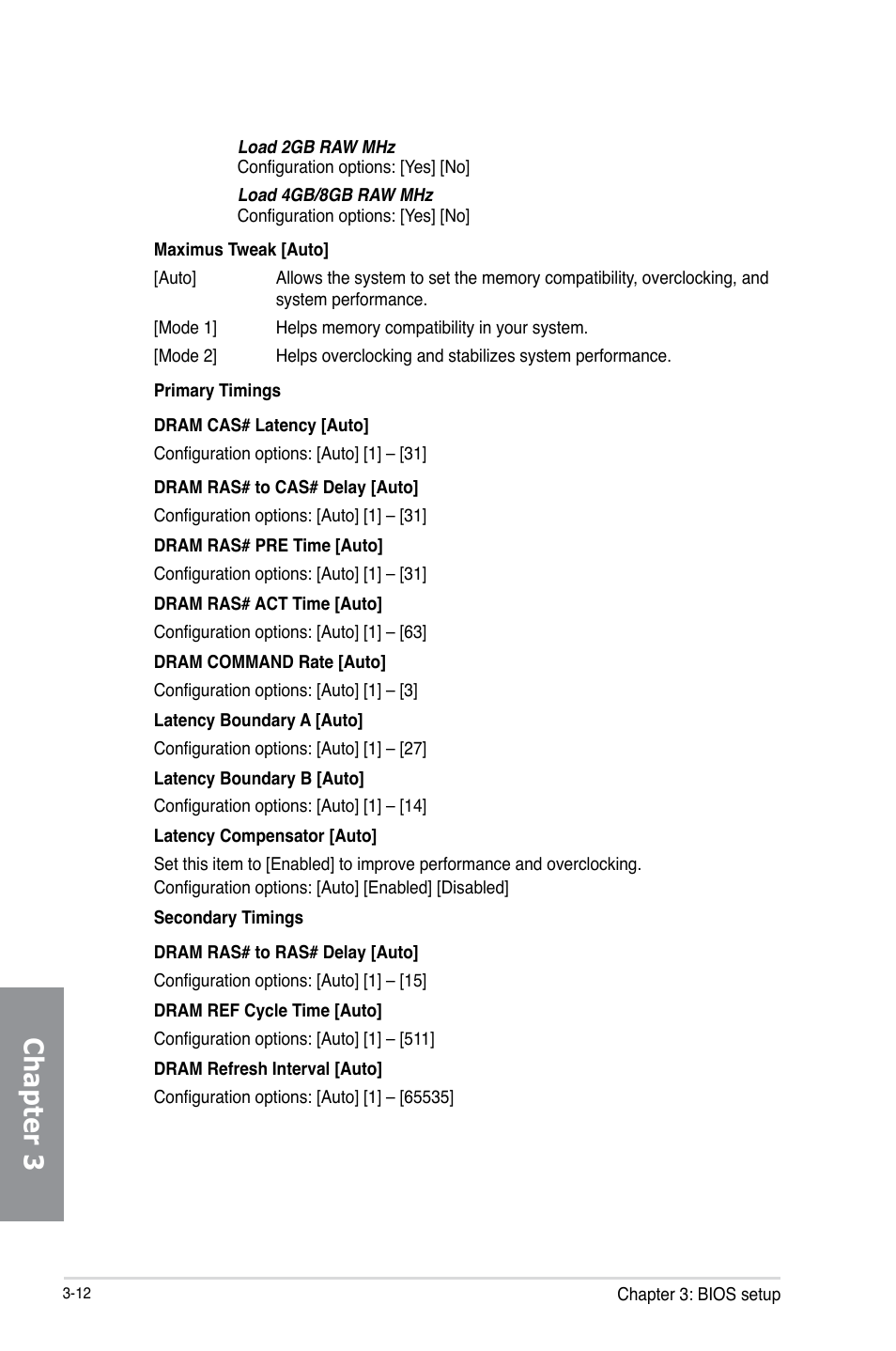 Chapter 3 | Asus MAXIMUS VI IMPACT User Manual | Page 96 / 222