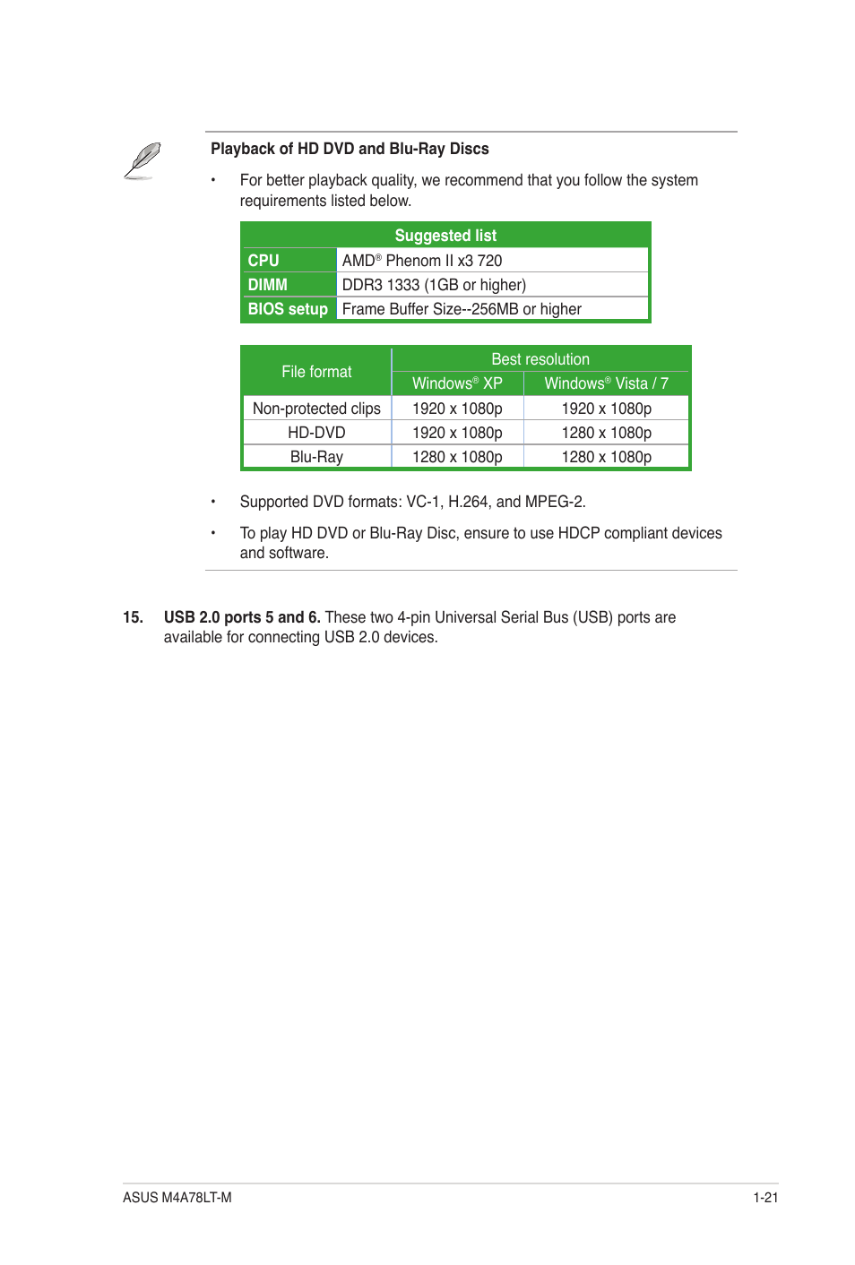 Asus M4A78LT-M User Manual | Page 31 / 64