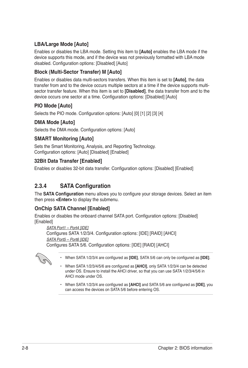 4 sata configuration, Sata configuration -8 | Asus M4A78LT-M User Manual | Page 48 / 64