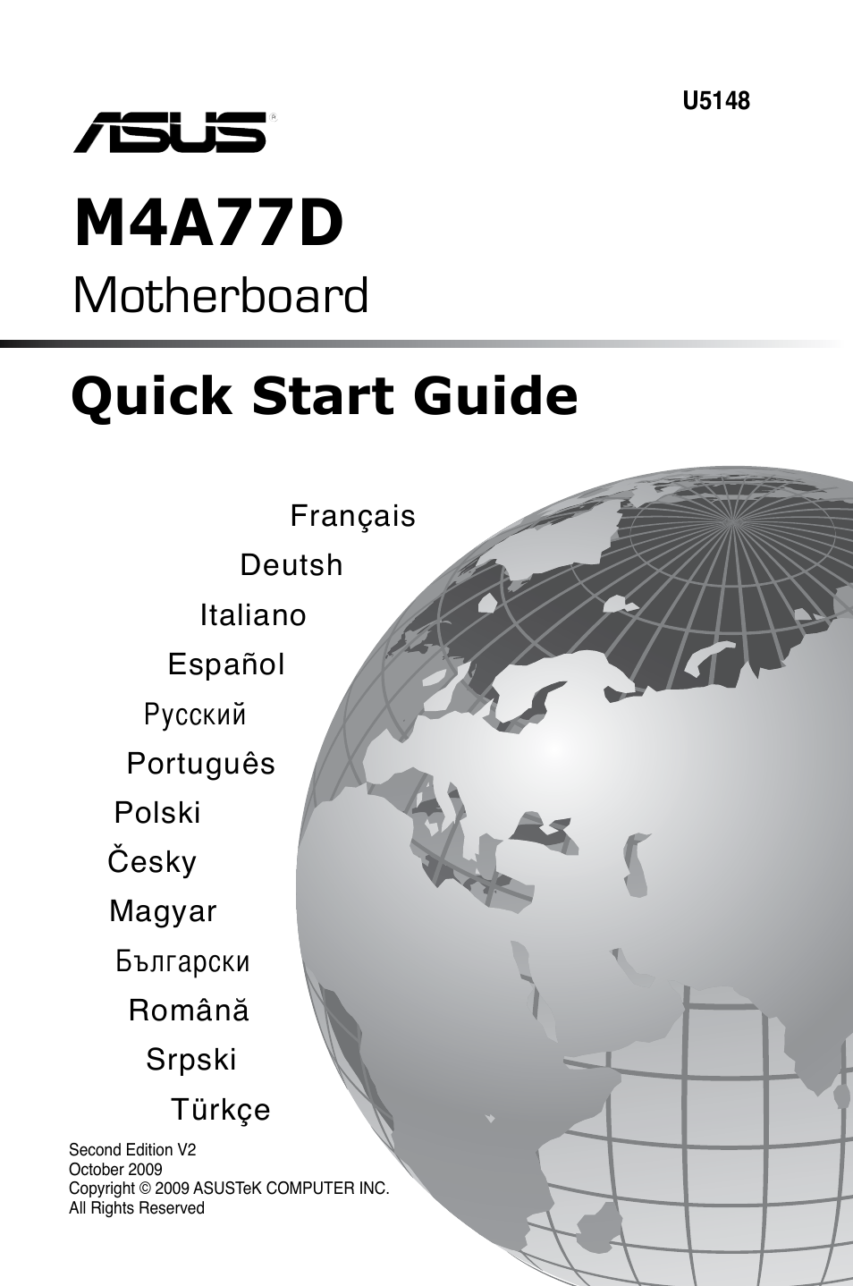 Asus M4A77D User Manual | 42 pages