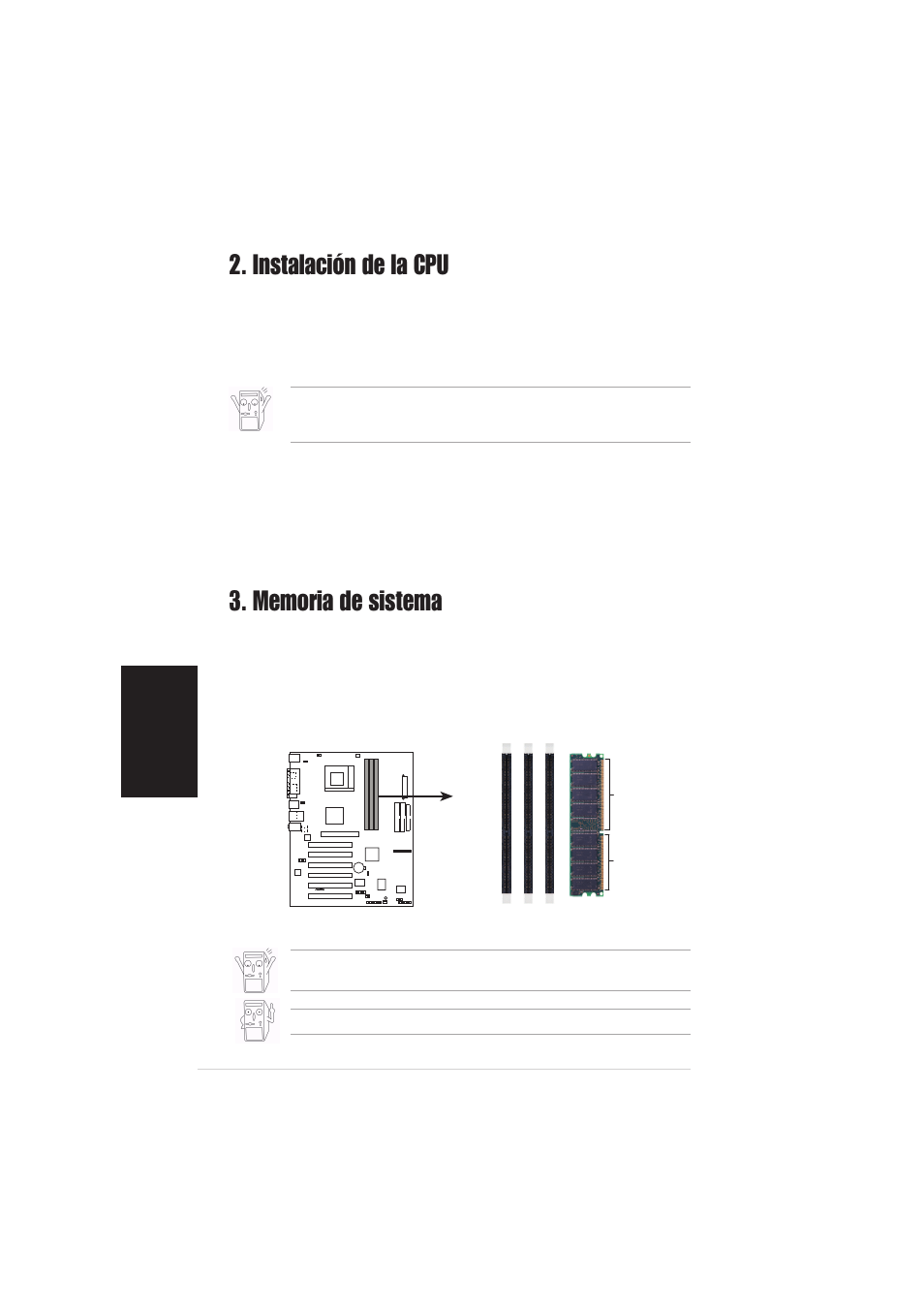 Instalación de la cpu | Asus A7V600-X User Manual | Page 12 / 16