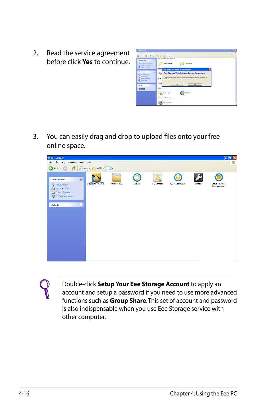 Asus Eee PC 900HD/XP User Manual | Page 56 / 80