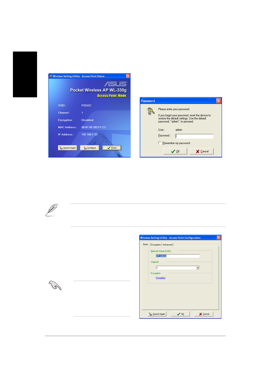 Setting up your access point (ap) | Asus WL-330g User Manual | Page 8 / 120