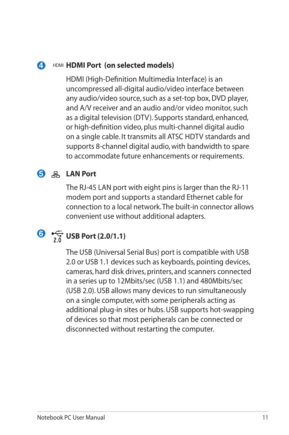 Asus UX30 User Manual | Page 11 / 26